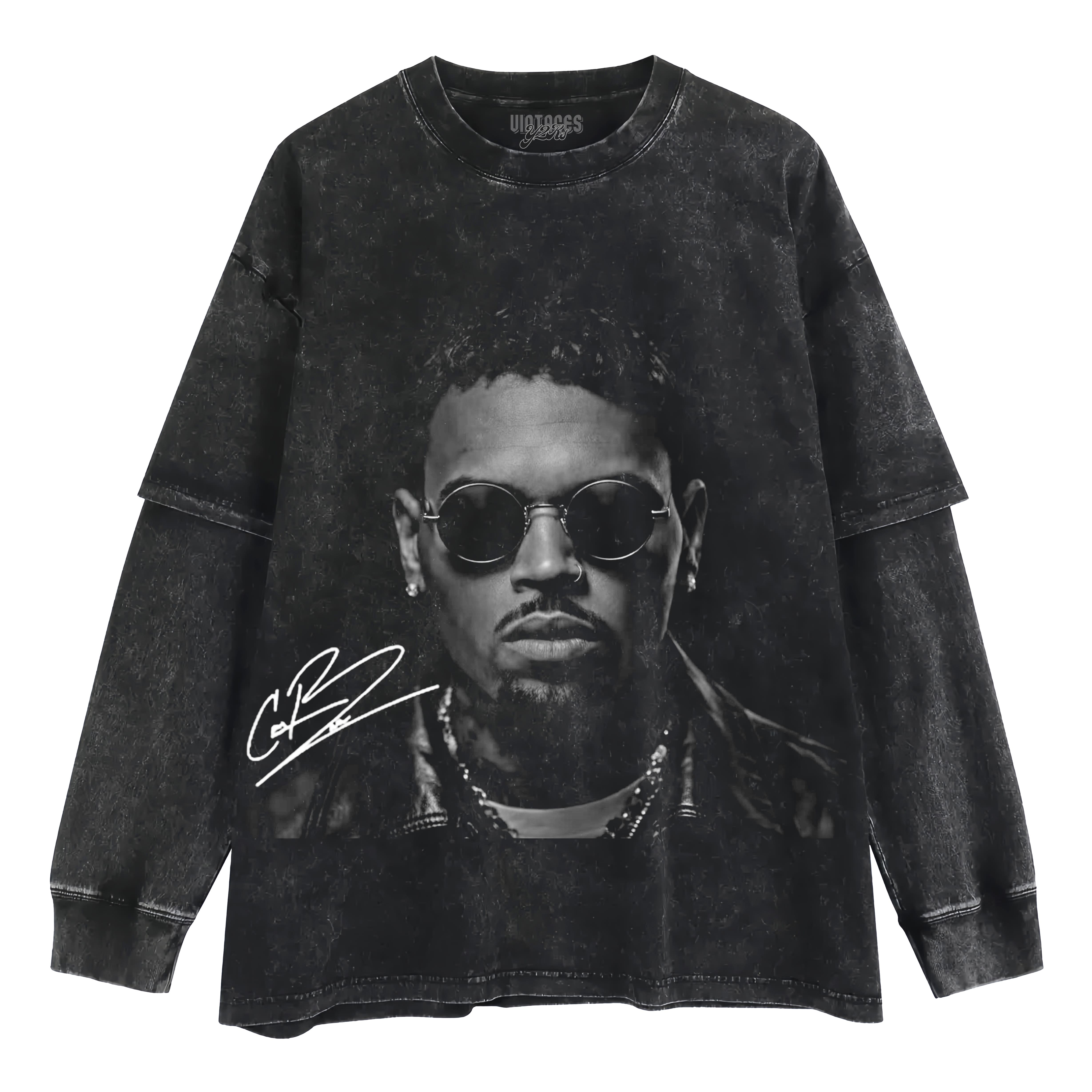 CHRIS BROWN 2026 AND SO IT BEGINS SIGNATURE LAYERED LONG SLEEVE
