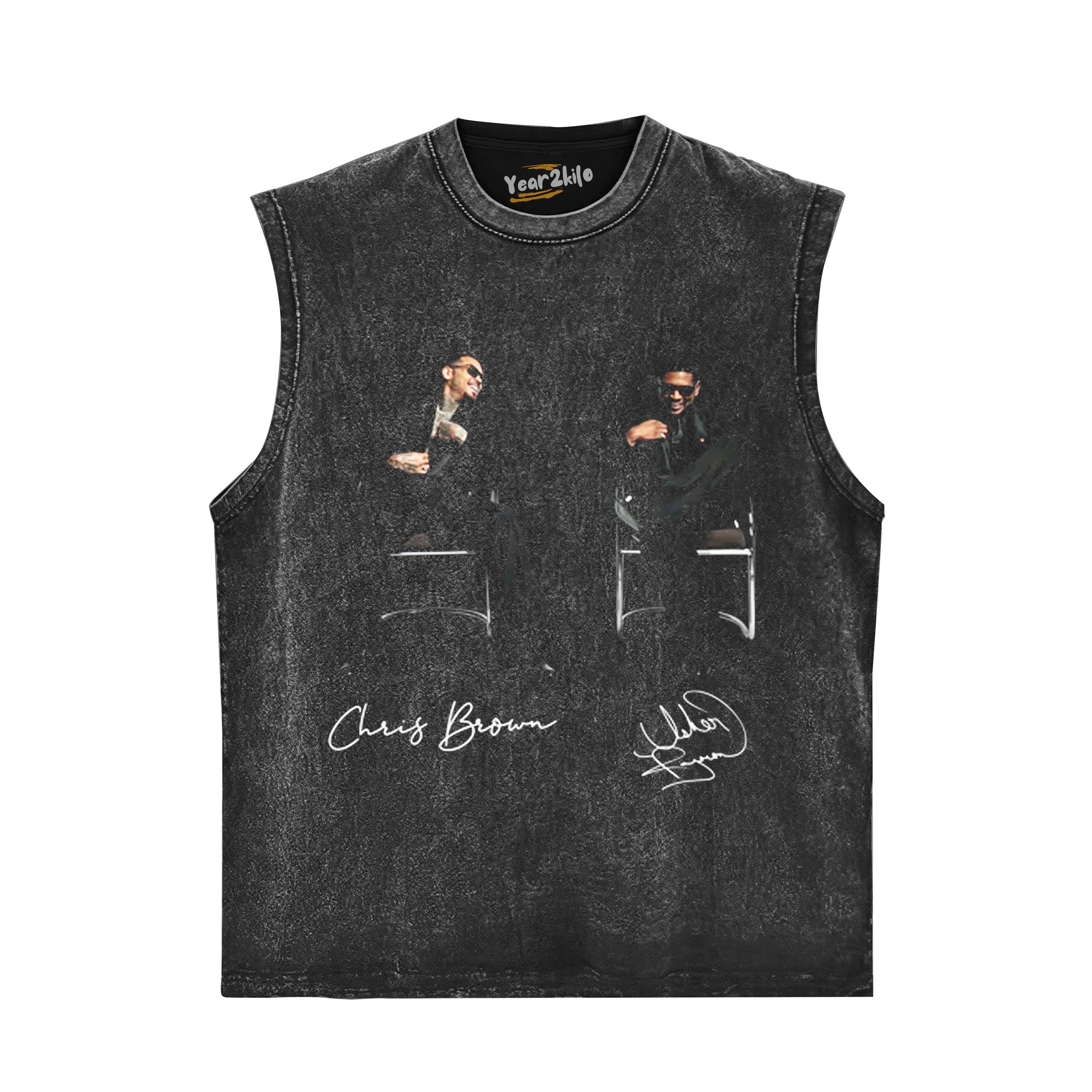 CHRIS BROWN & USHER THE R&B TOUR TANK TOP & TEE