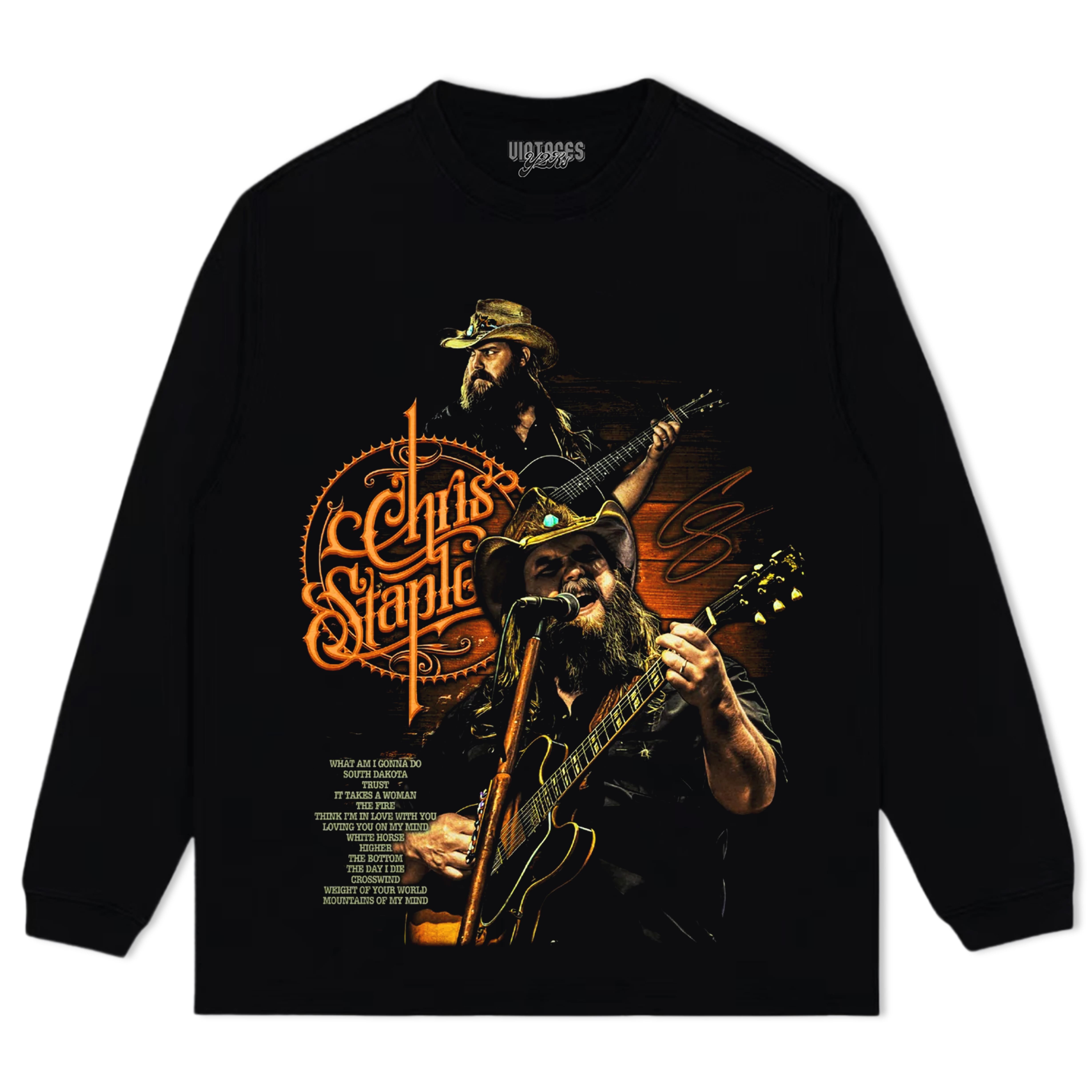 CHRIS STAPLETON TEE & LS & HOODIE
