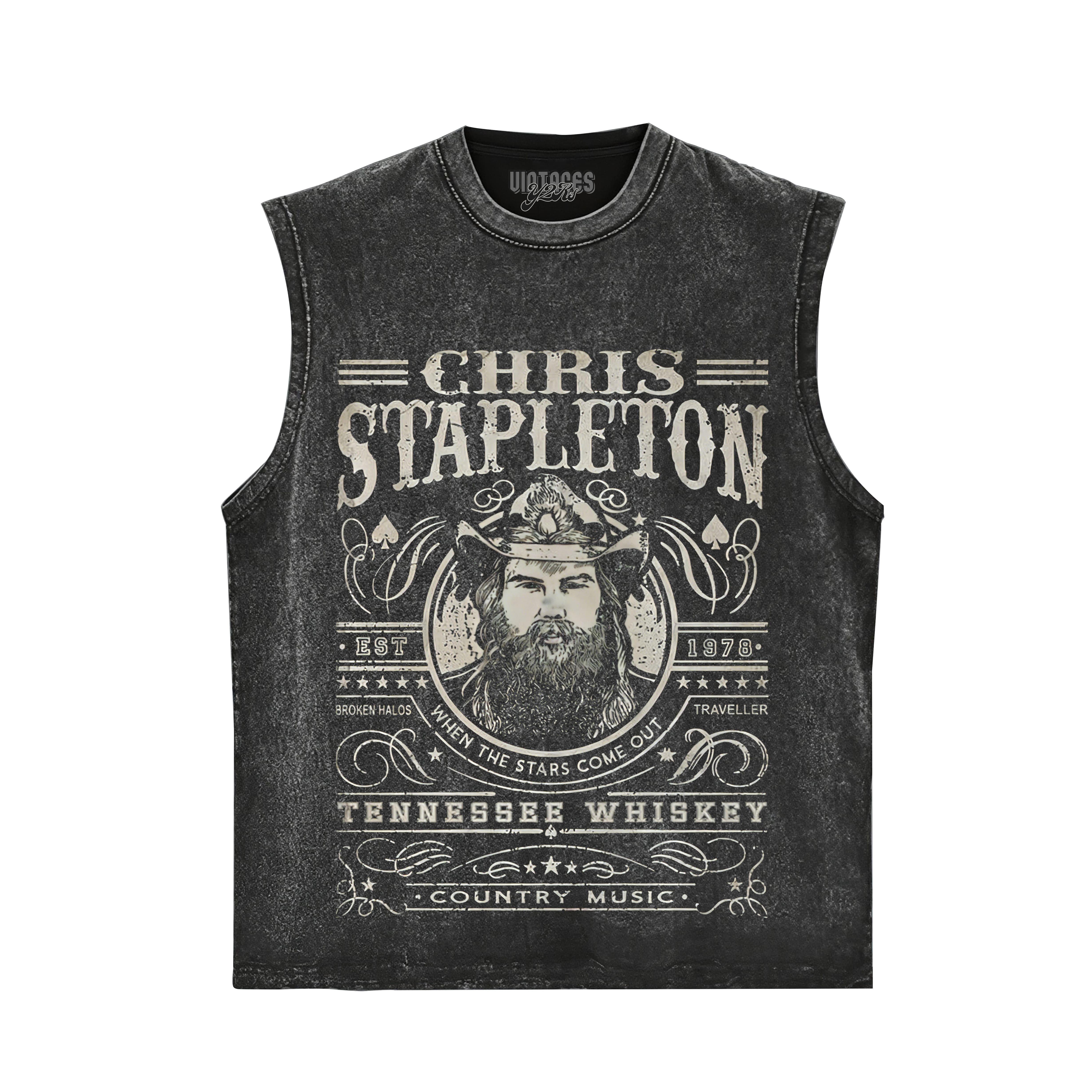 CHRIS WHISKEY STAPLETON VINTAGE TANK TOP