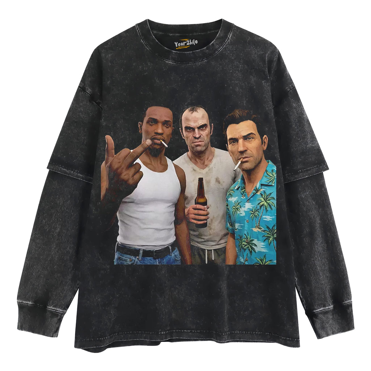 CJ & TREVOR & TOMMY VERCETTI TEE TANK TOP & TEE & LONG SLEEVE & LAYERED LS & HOODIE