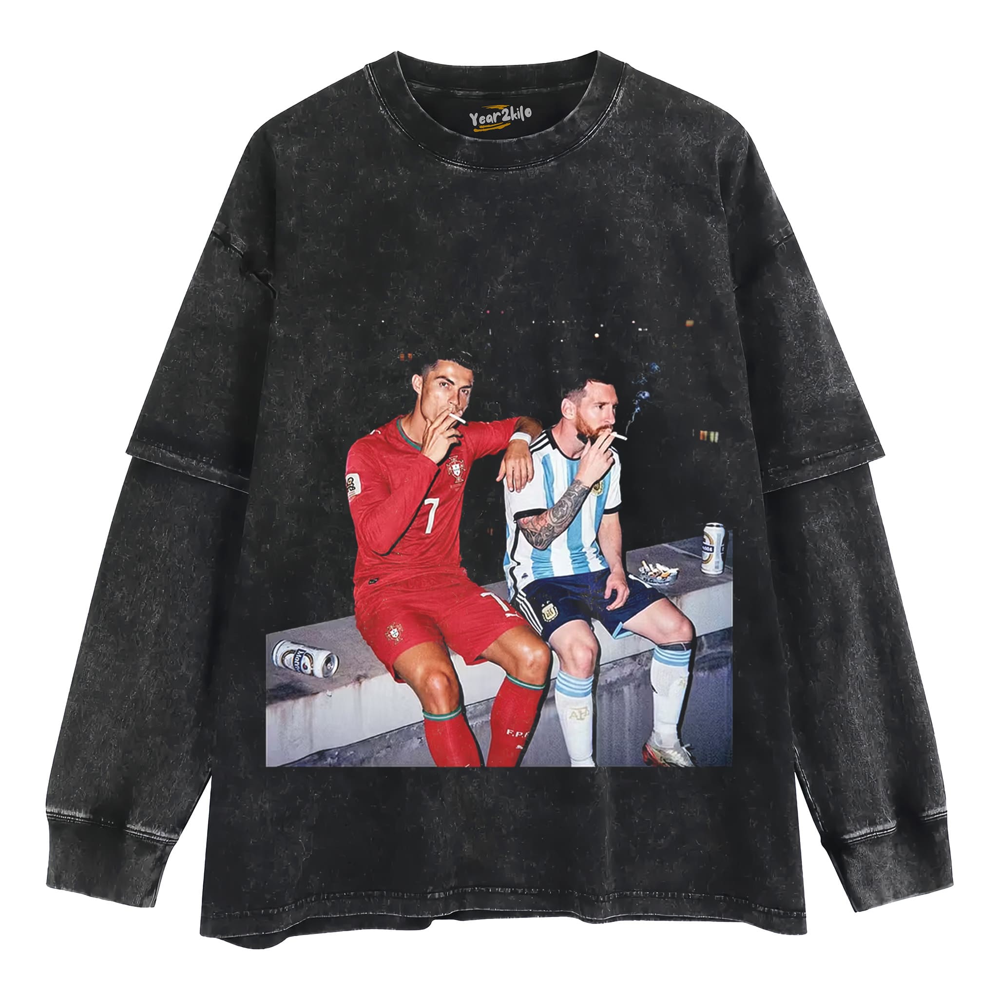 CLASSIC RETRO SOCCER TANK TOP & TEE & LONG SLEEVE & LAYERED LS & HOODIE