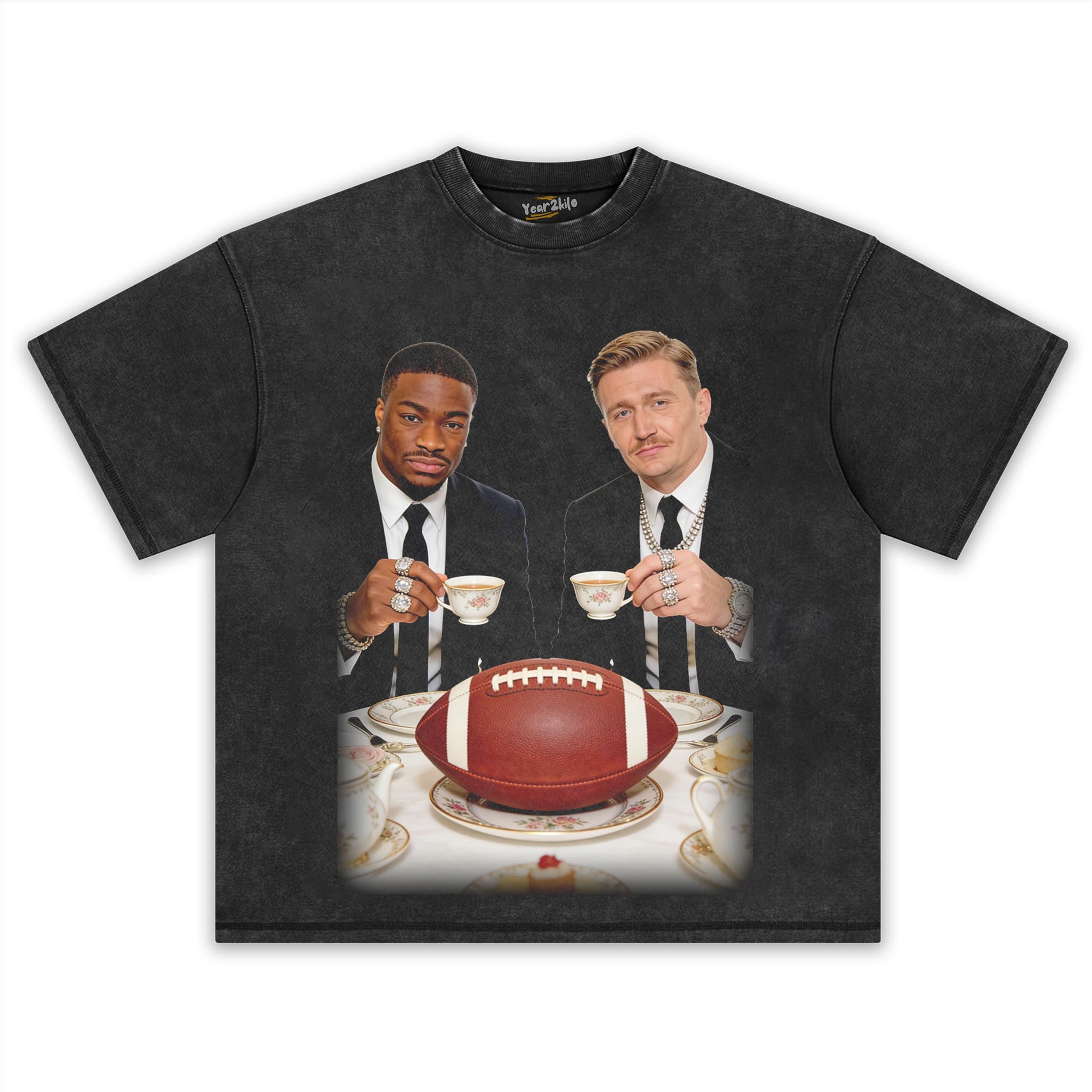 CLASSY FOOTBALL TEA PARTY TANK TOP & TEE & LONG SLEEVE & LAYERED LS & HOODIE