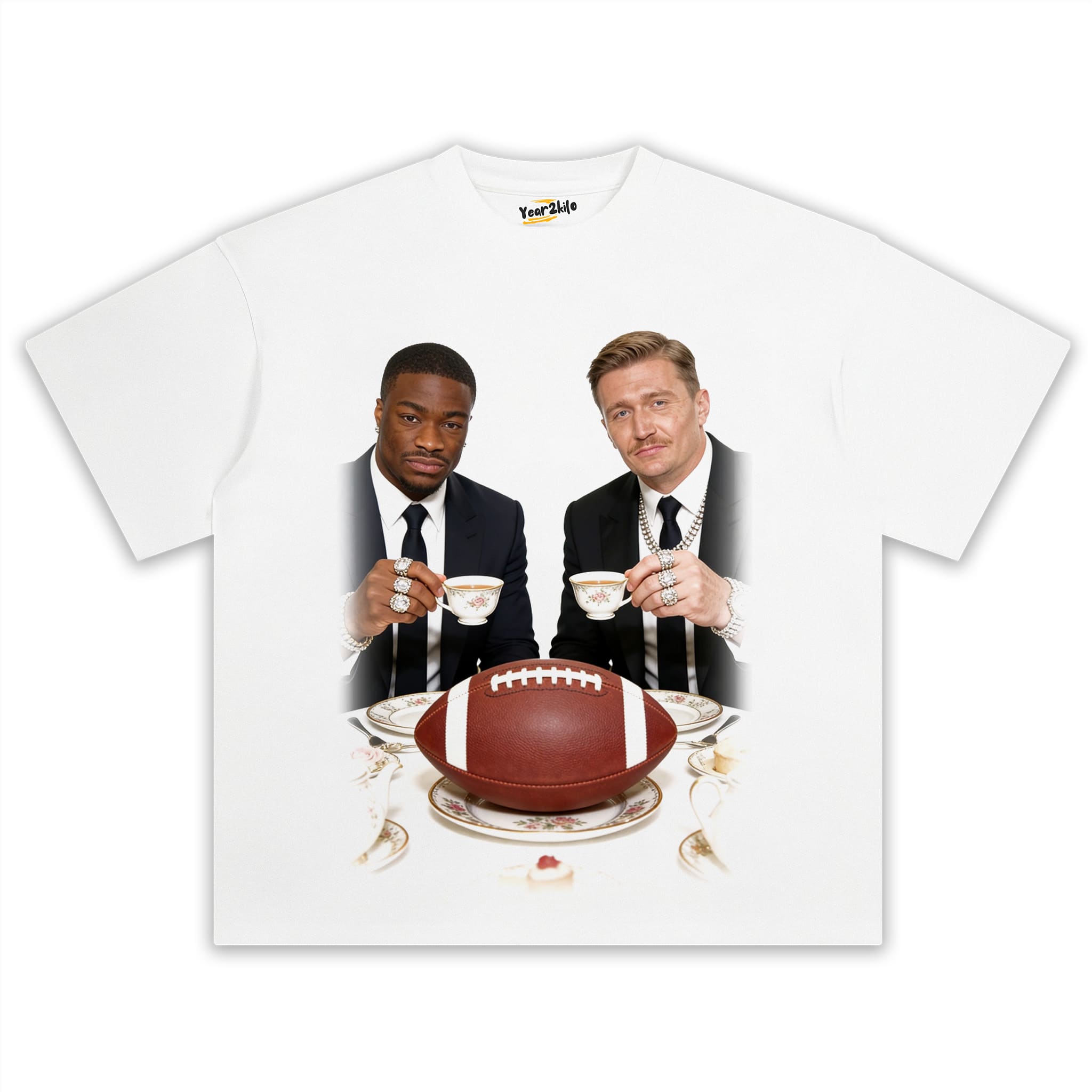 CLASSY FOOTBALL TEA PARTY TANK TOP & TEE & LONG SLEEVE & LAYERED LS & HOODIE