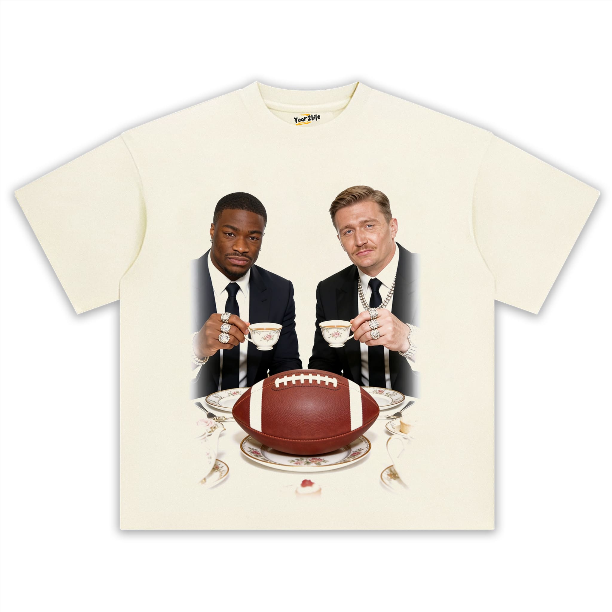 CLASSY FOOTBALL TEA PARTY TANK TOP & TEE & LONG SLEEVE & LAYERED LS & HOODIE