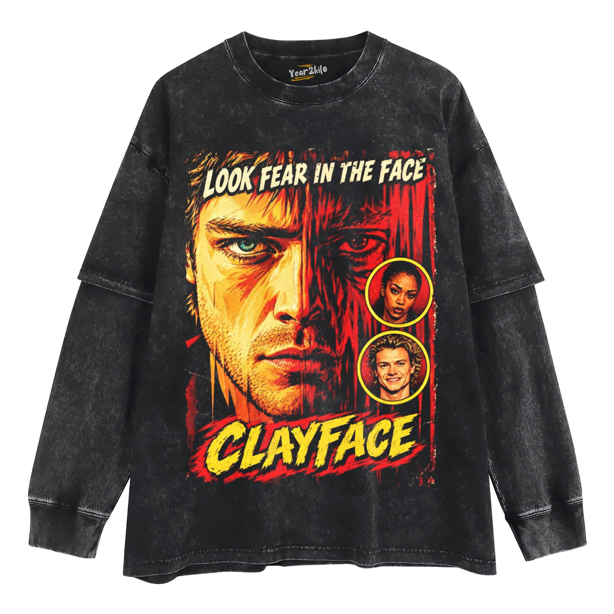 CLAYFACE V3 TANK TOP & TEE & LONG SLEEVE & LAYERED LS & HOODIE