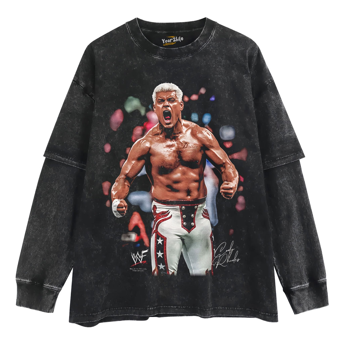CODY RHODES SIGNATURE TANK TOP & TEE & LONG SLEEVE & LAYERED LS & HOODIE
