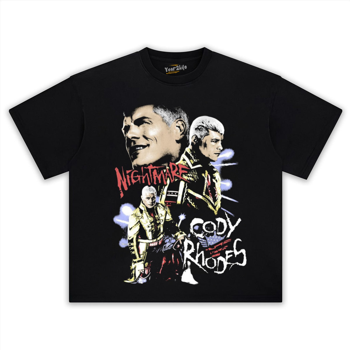 CODY RHODES THE AMERICAN NIGHTMARE VINTAGE TANK TOP & TEE & LONG SLEEVE & LAYERED LS & HOODIE