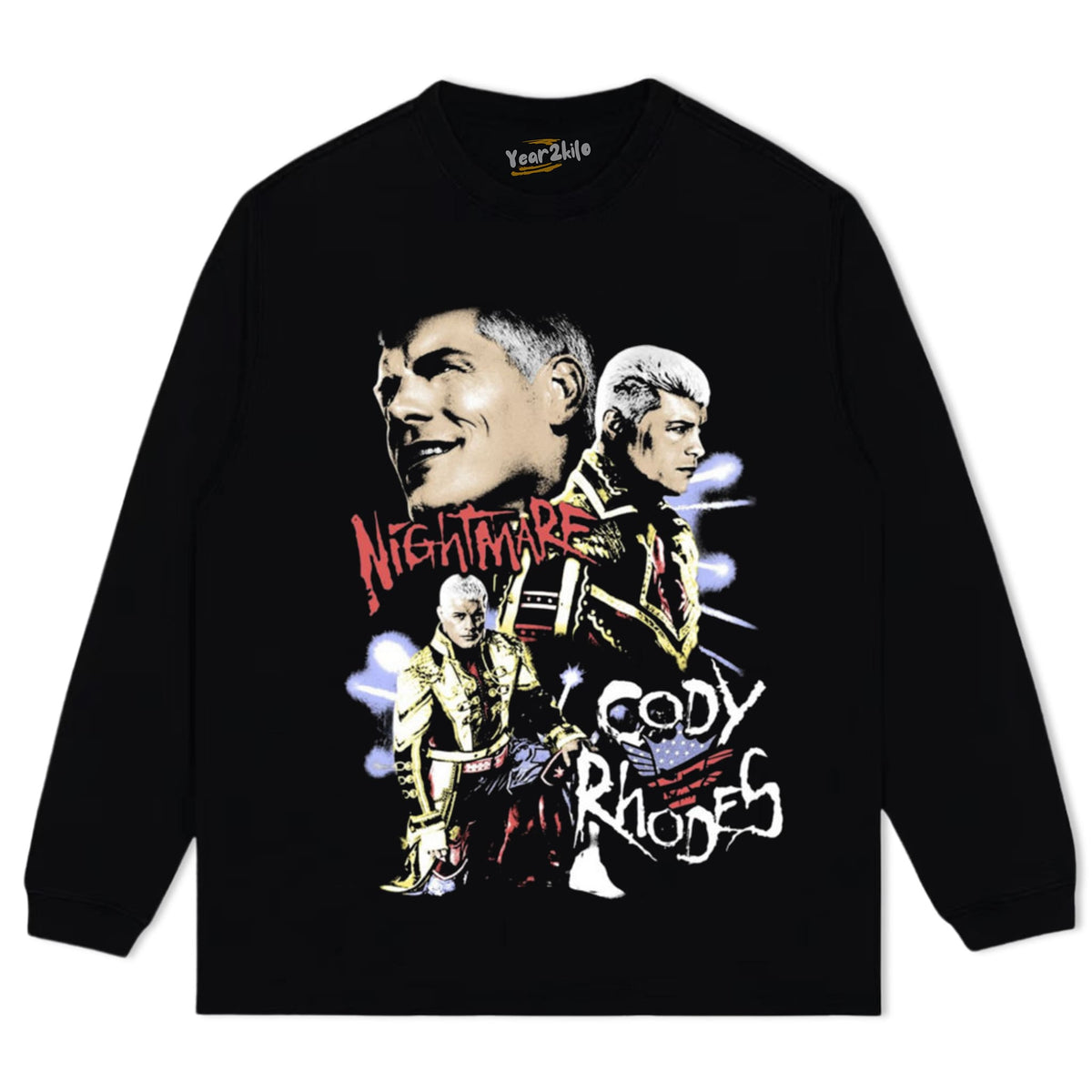 CODY RHODES THE AMERICAN NIGHTMARE VINTAGE TANK TOP & TEE & LONG SLEEVE & LAYERED LS & HOODIE