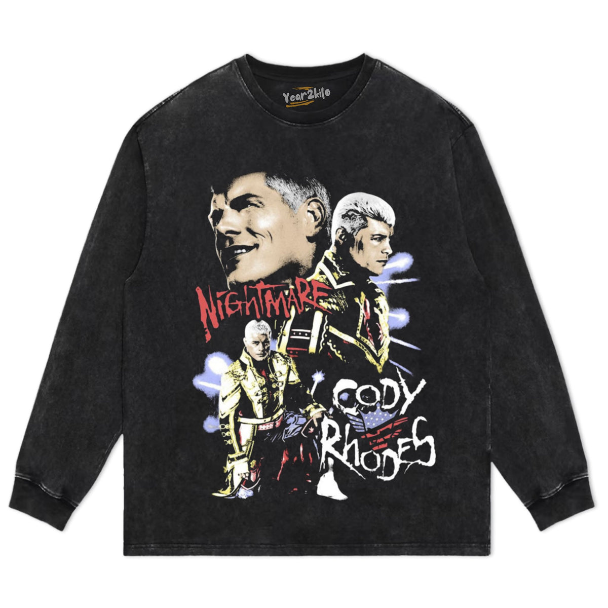 CODY RHODES THE AMERICAN NIGHTMARE VINTAGE TANK TOP & TEE & LONG SLEEVE & LAYERED LS & HOODIE