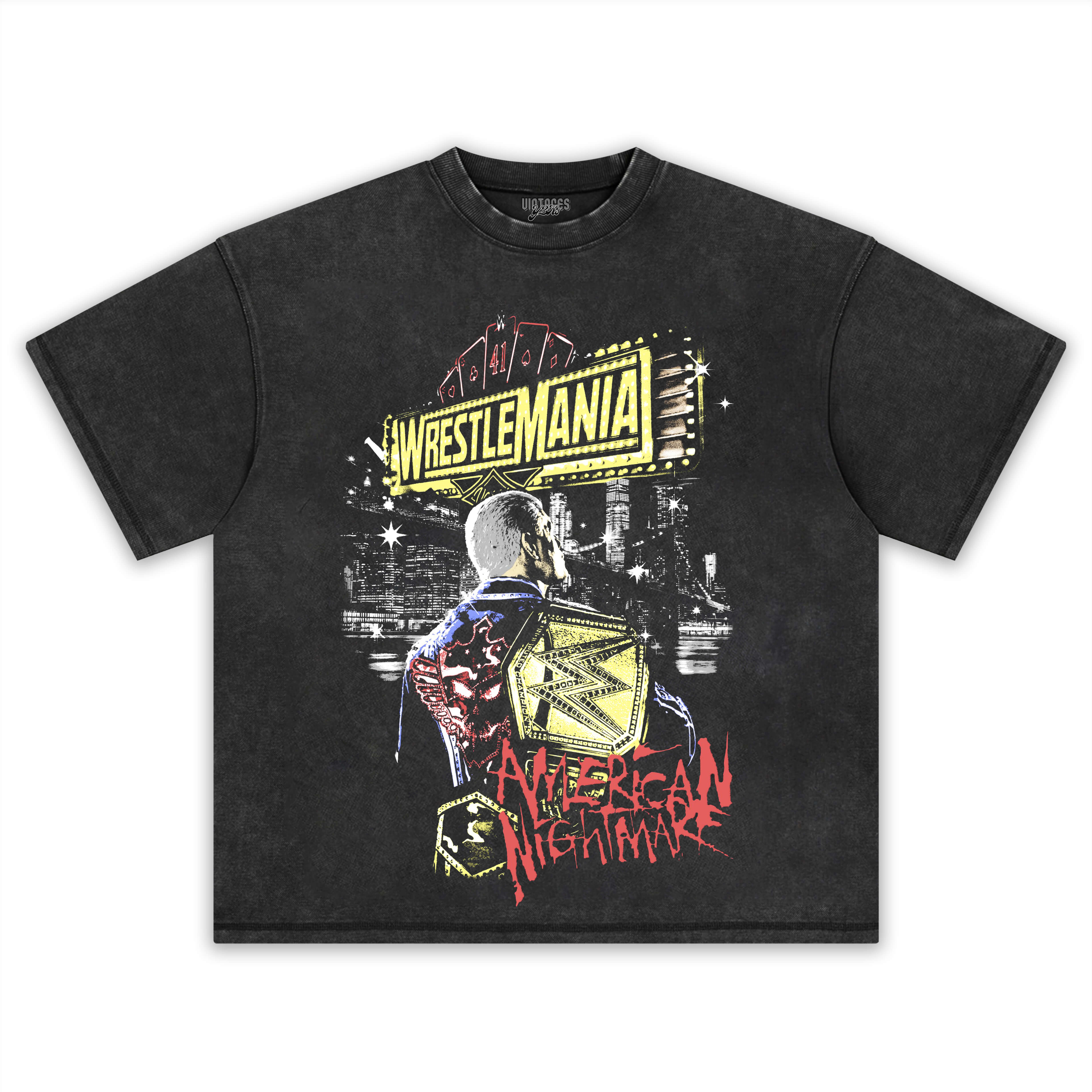 CODY RHODES VINTAGE V2 TEE & LS & HOODIE