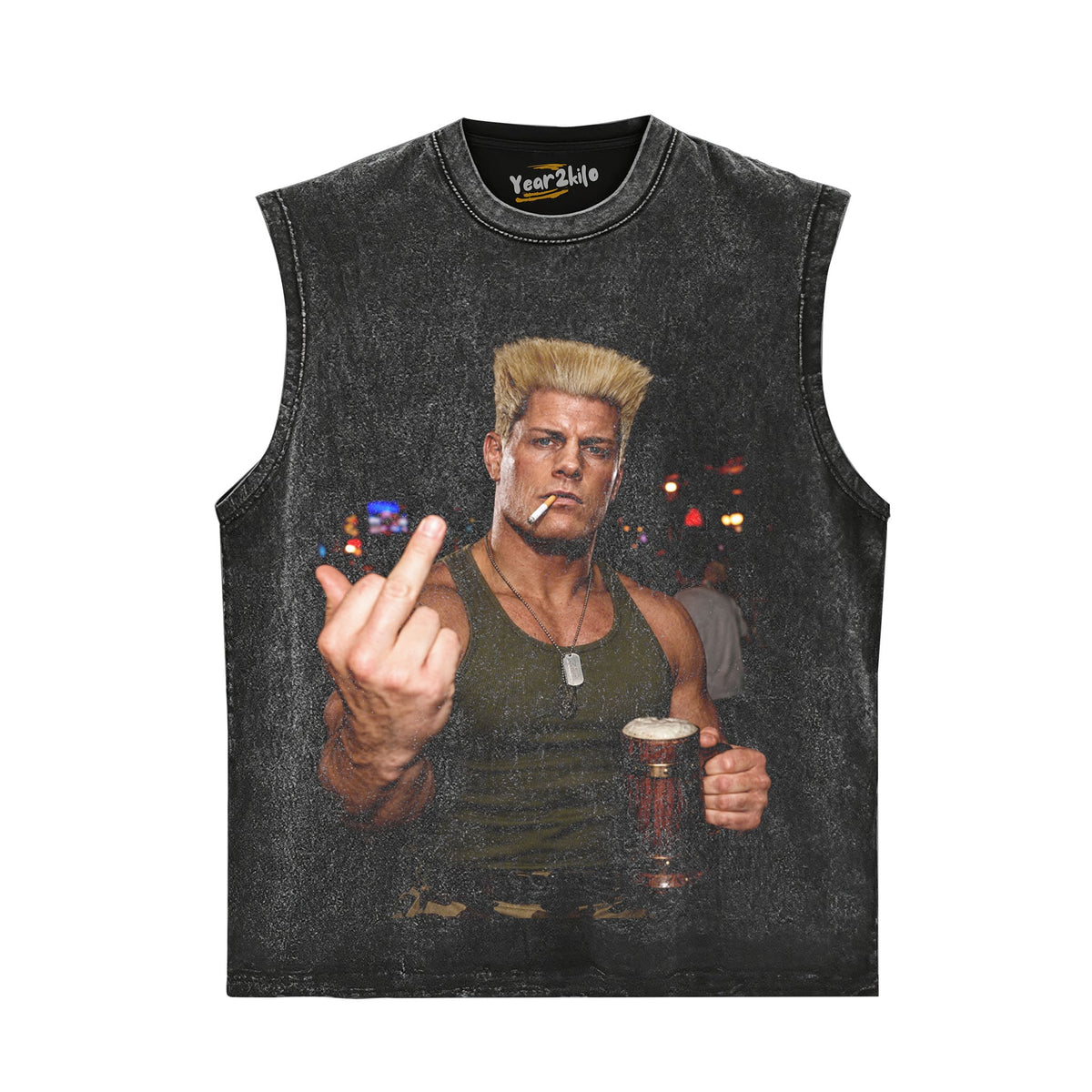CODY RHODES - STREET FIGHTER V2 TANK TOP & TEE & LONG SLEEVE & LAYERED LS & HOODIE