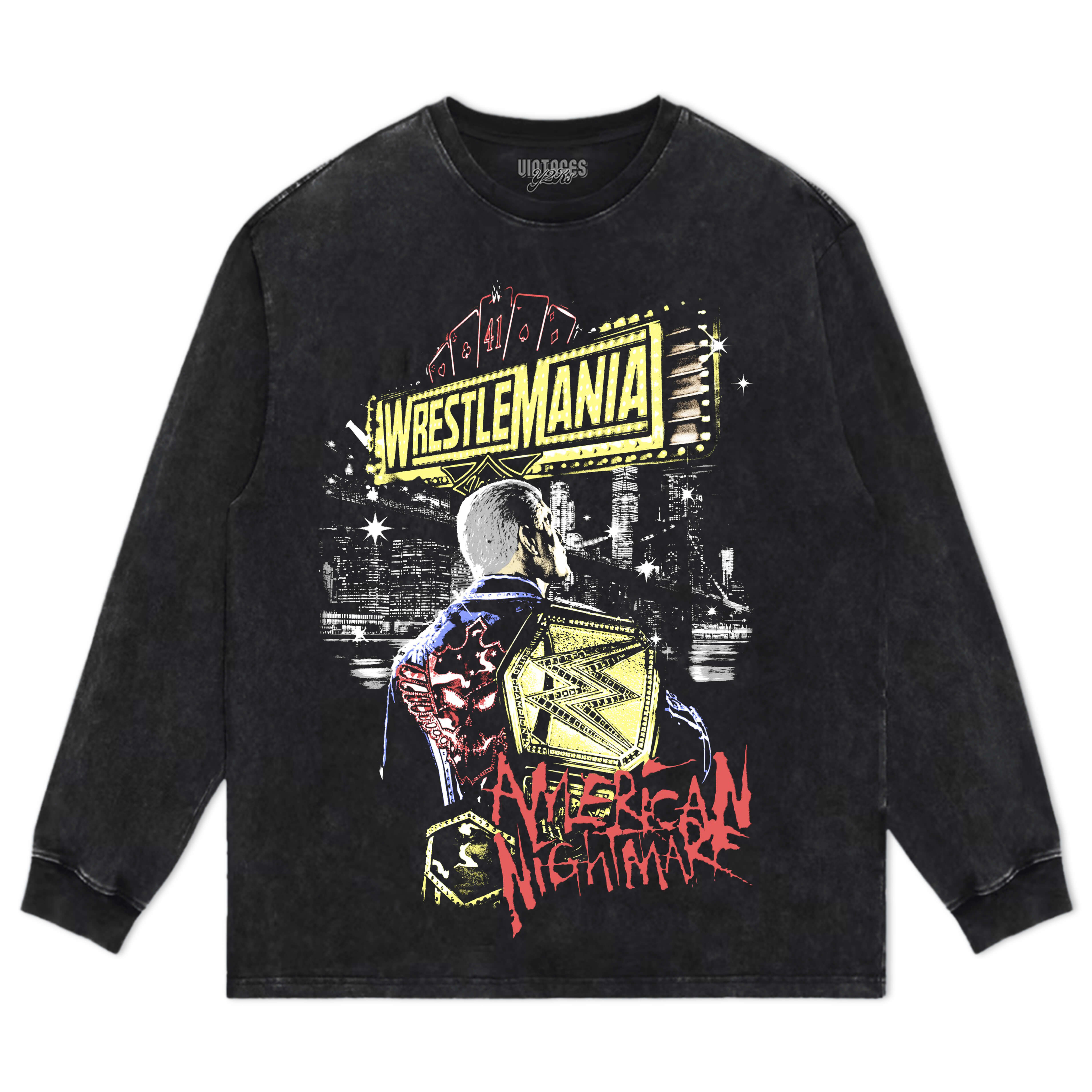 CODY RHODES VINTAGE V2 TEE & LS & HOODIE