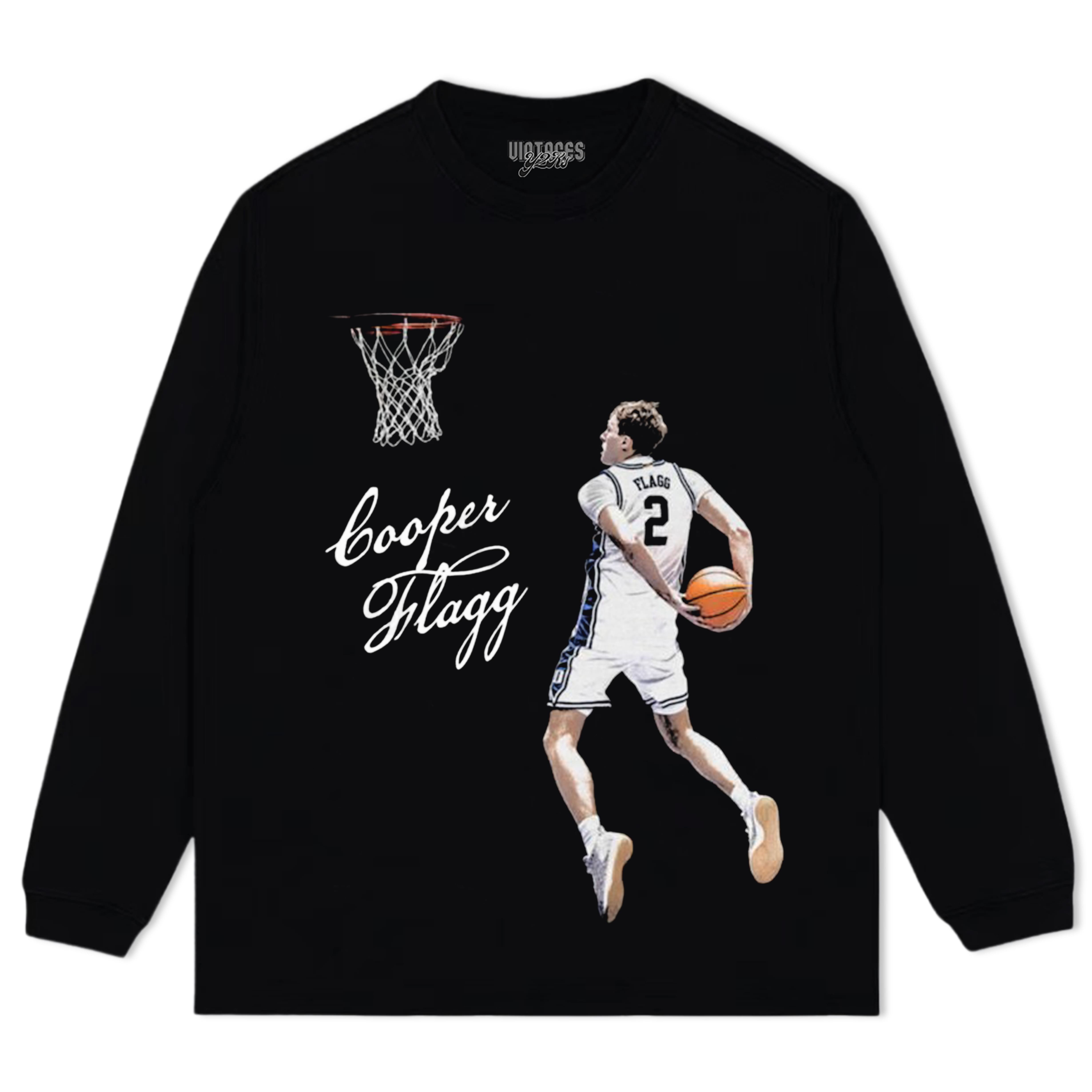 COOPER FLAGG DUNK CARTOON TEE & LS & HOODIE