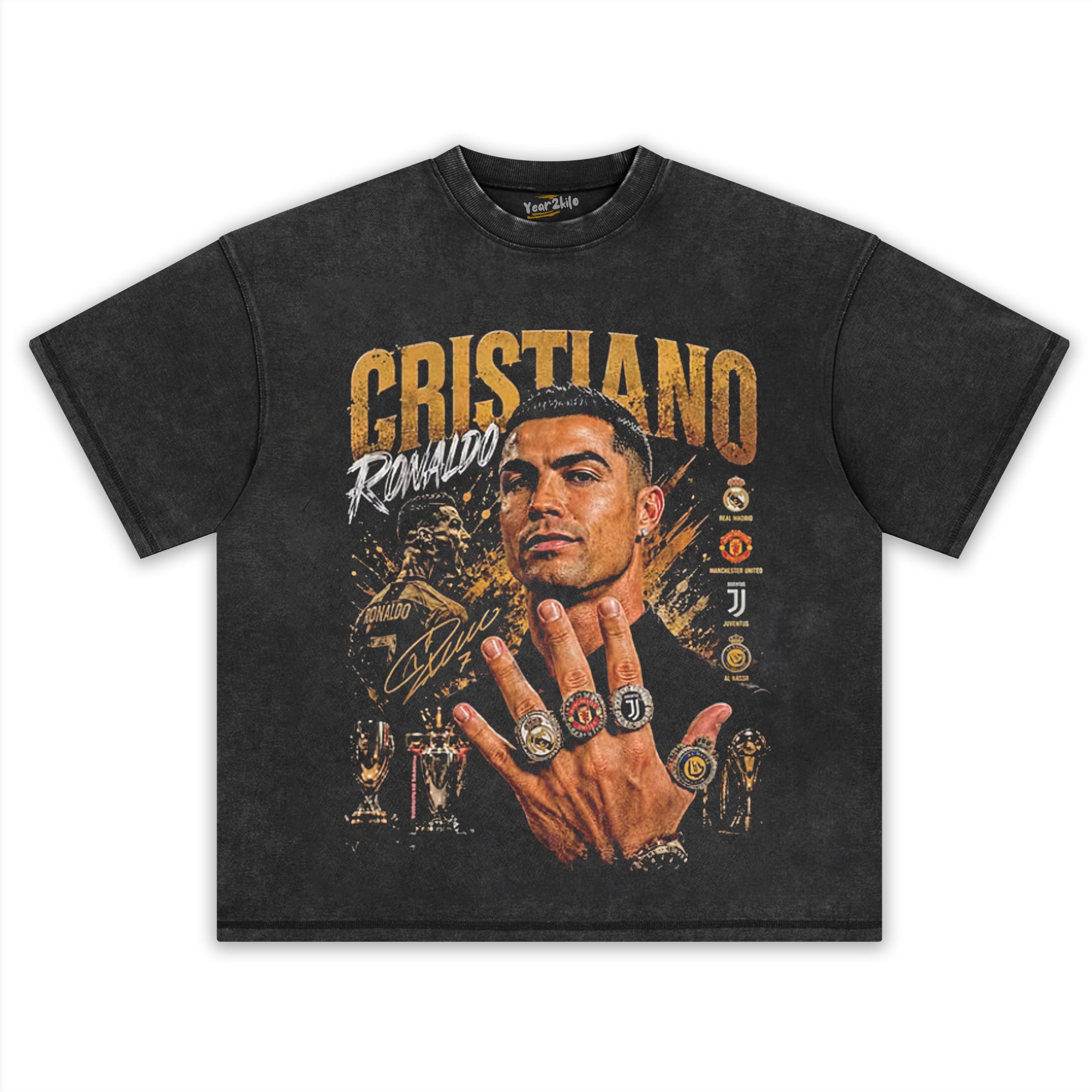 CR7 RONALDO LEGENDS NEVER FADE V2 TANK TOP & TEE & LONG SLEEVE & LAYERED LS & HOODIE