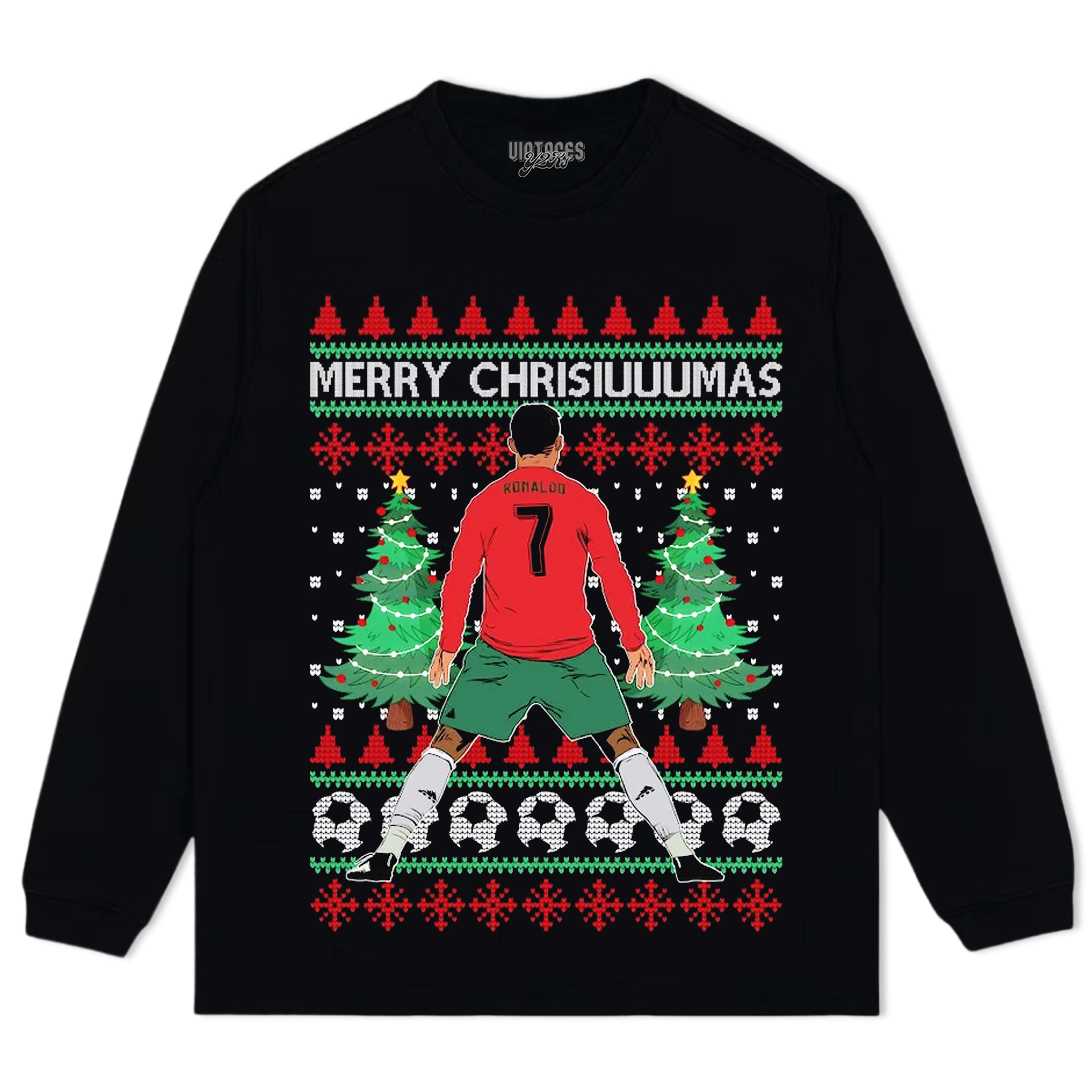CRISTIANO RONALDO 2025 CHRISTMAS TEE & LS & HOODIE