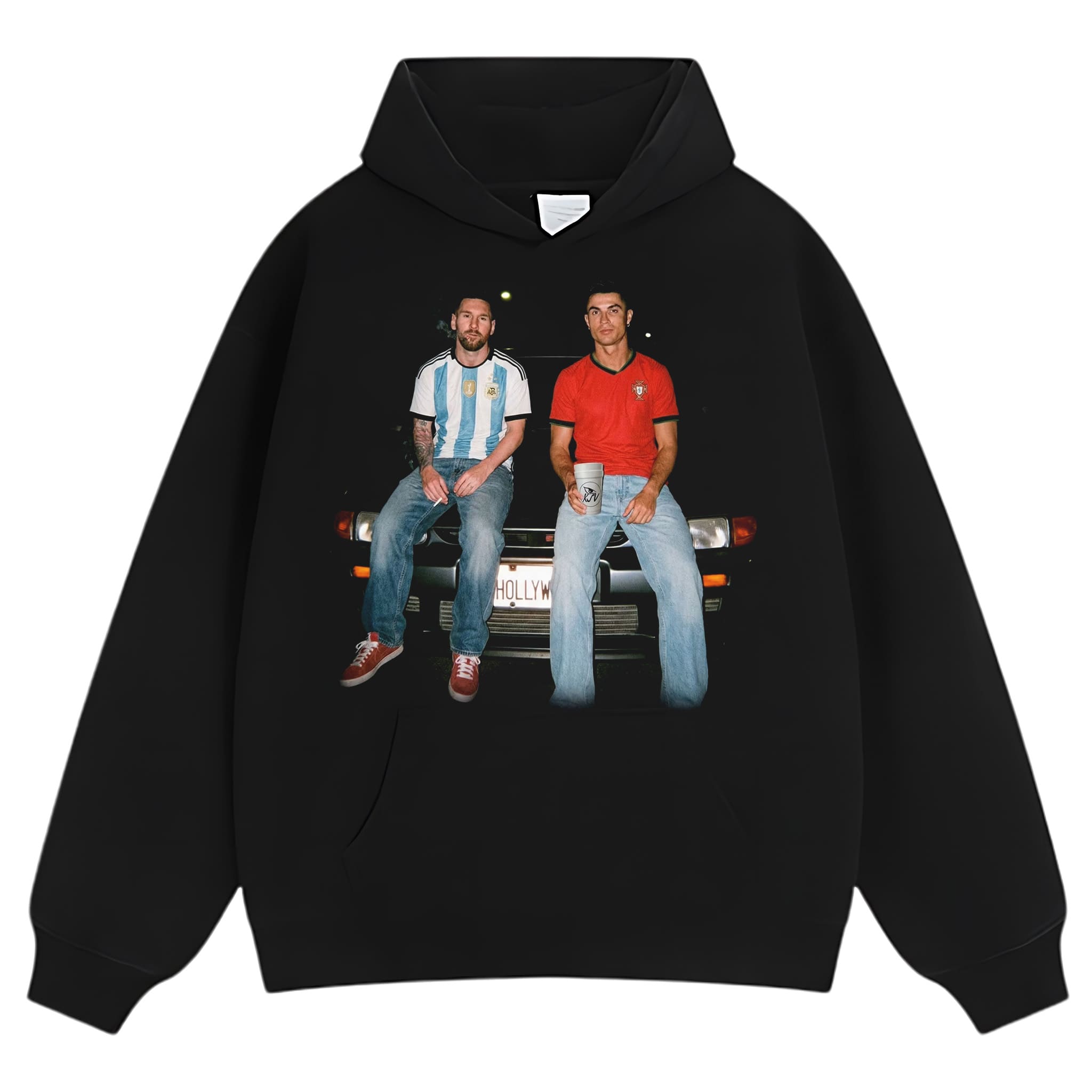 CRISTIANO RONALDO & LIONEL MESSI FUNNY GRAPHIC TANK TOP & TEE & LONG SLEEVE & LAYERED LS & HOODIE