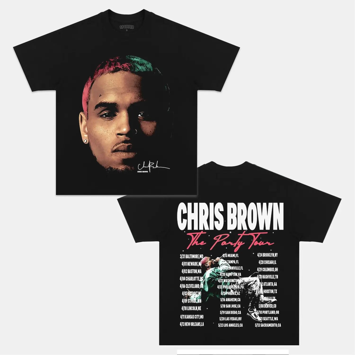 NEW CHRIS BROWN VINTAGE TEE - Y2K VINTAGES