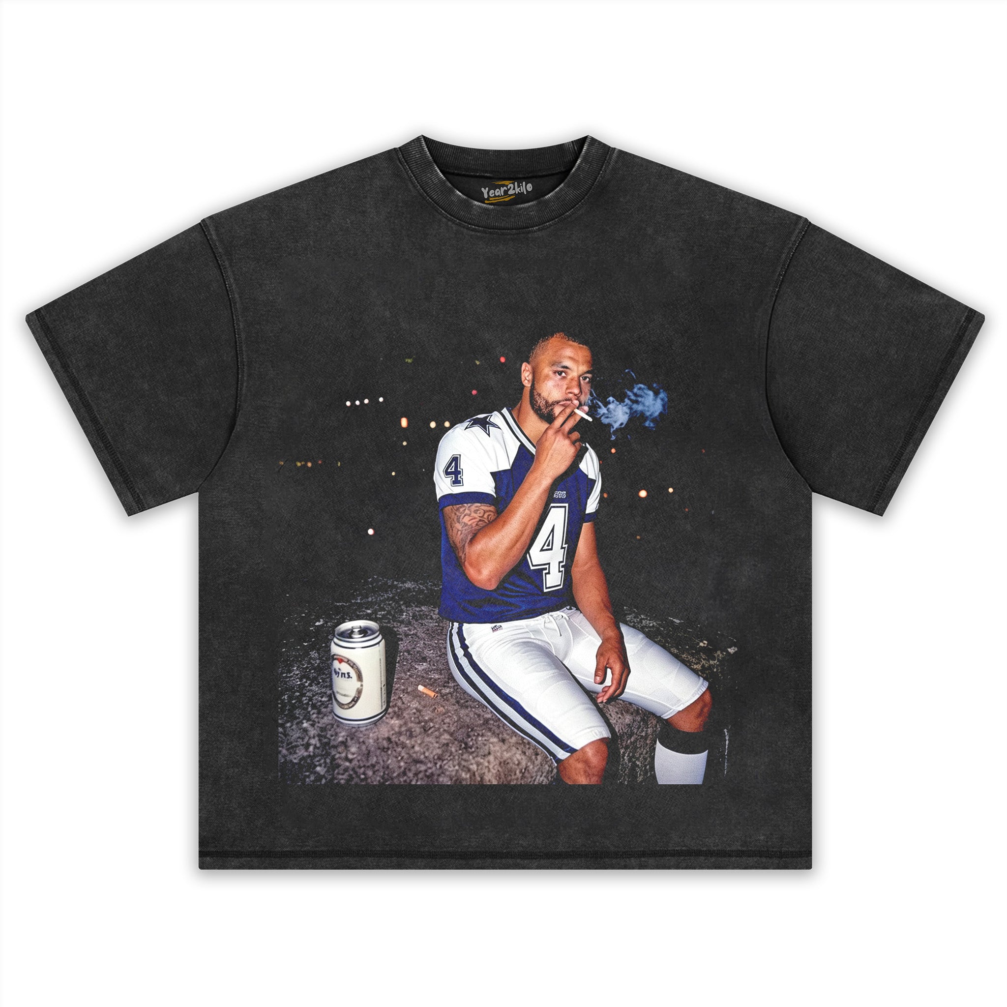 DAK PRESCOTT FOOTBALL TANK TOP & TEE & LONG SLEEVE & LAYERED LS & HOODIE