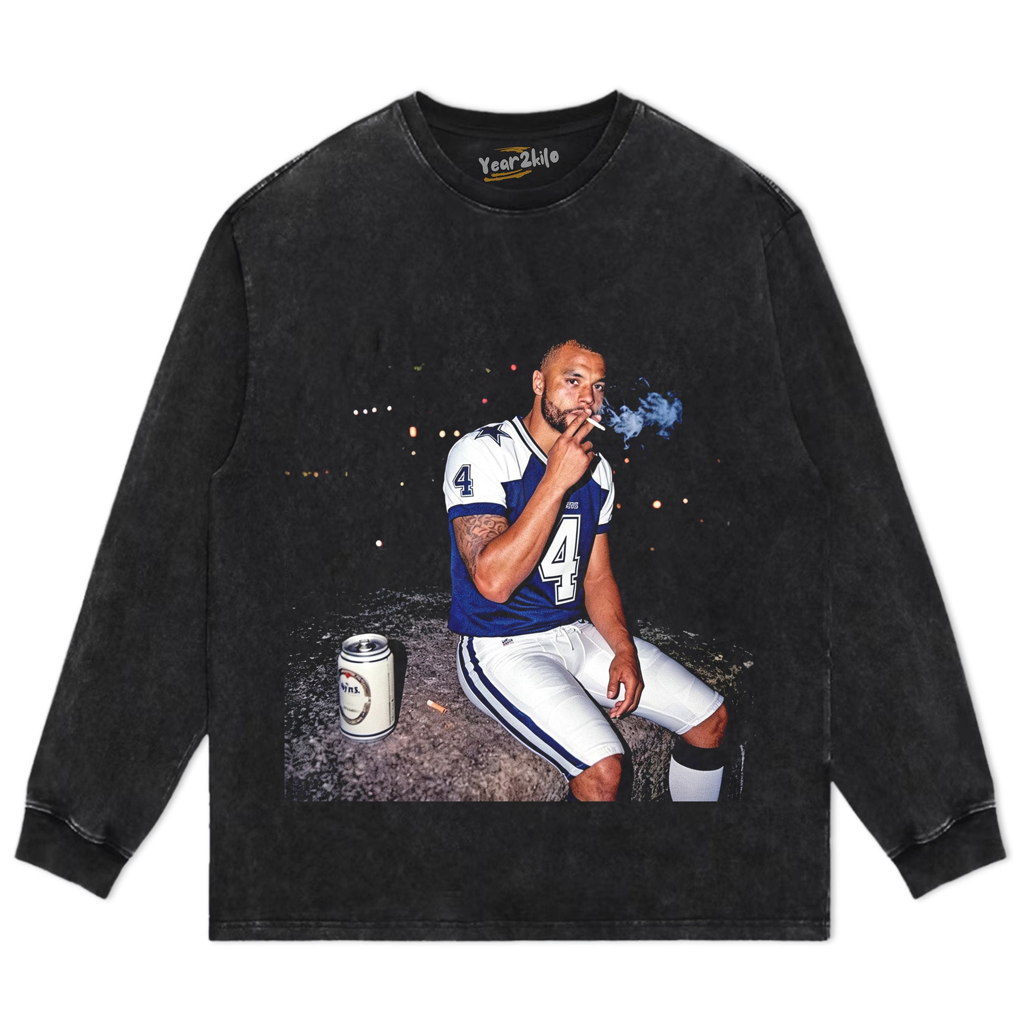 DAK PRESCOTT FOOTBALL TANK TOP & TEE & LONG SLEEVE & LAYERED LS & HOODIE