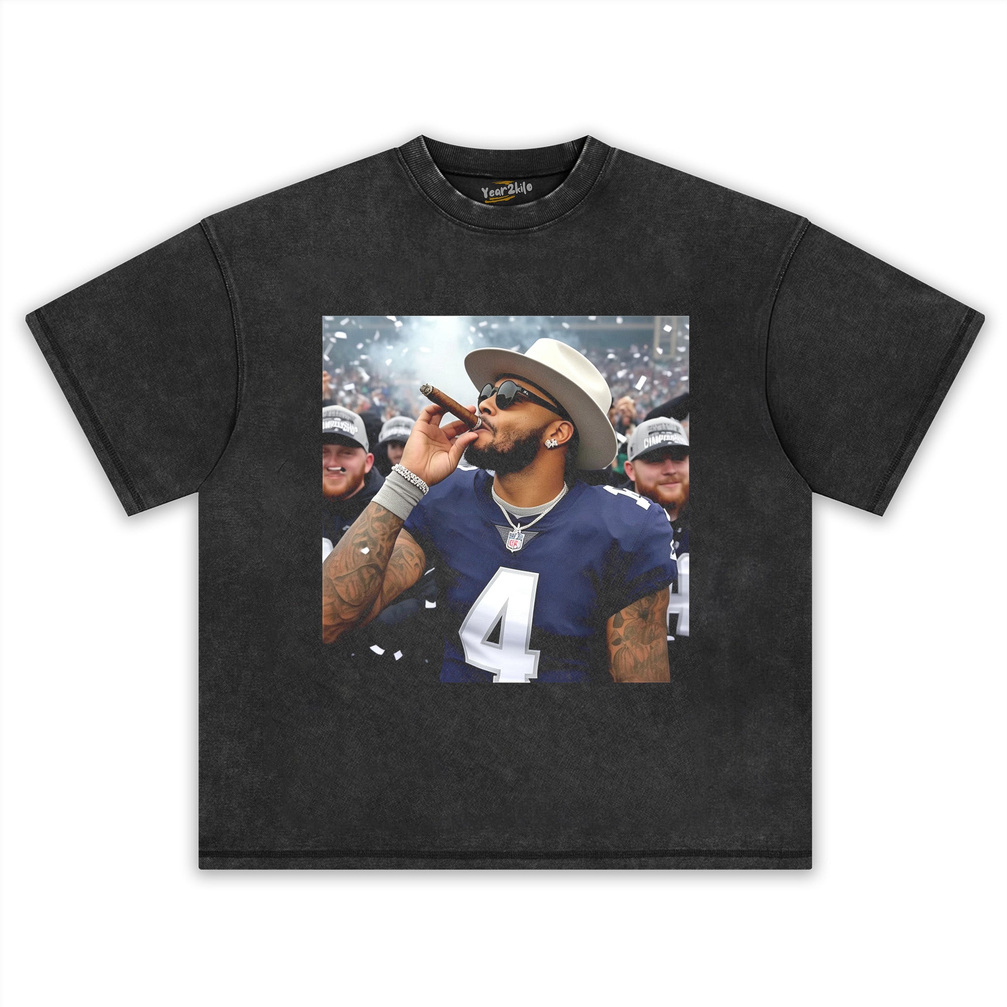 DAK PRESCOTT FOOTBALL V1 TANK TOP & TEE & LONG SLEEVE & LAYERED LS & HOODIE