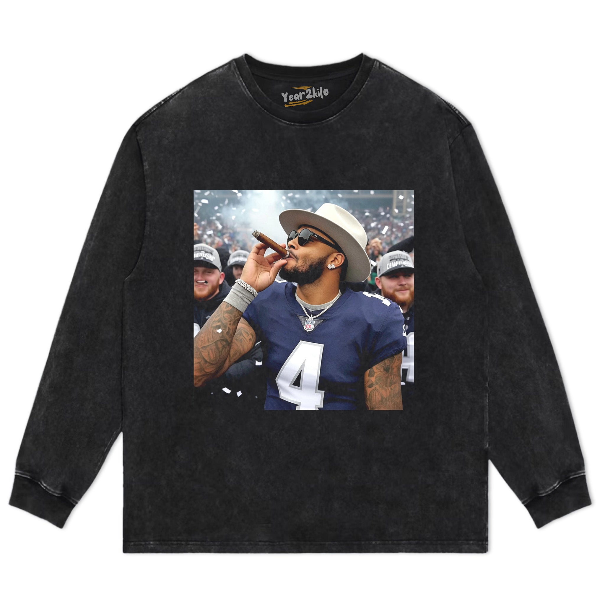 DAK PRESCOTT FOOTBALL V1 TANK TOP & TEE & LONG SLEEVE & LAYERED LS & HOODIE