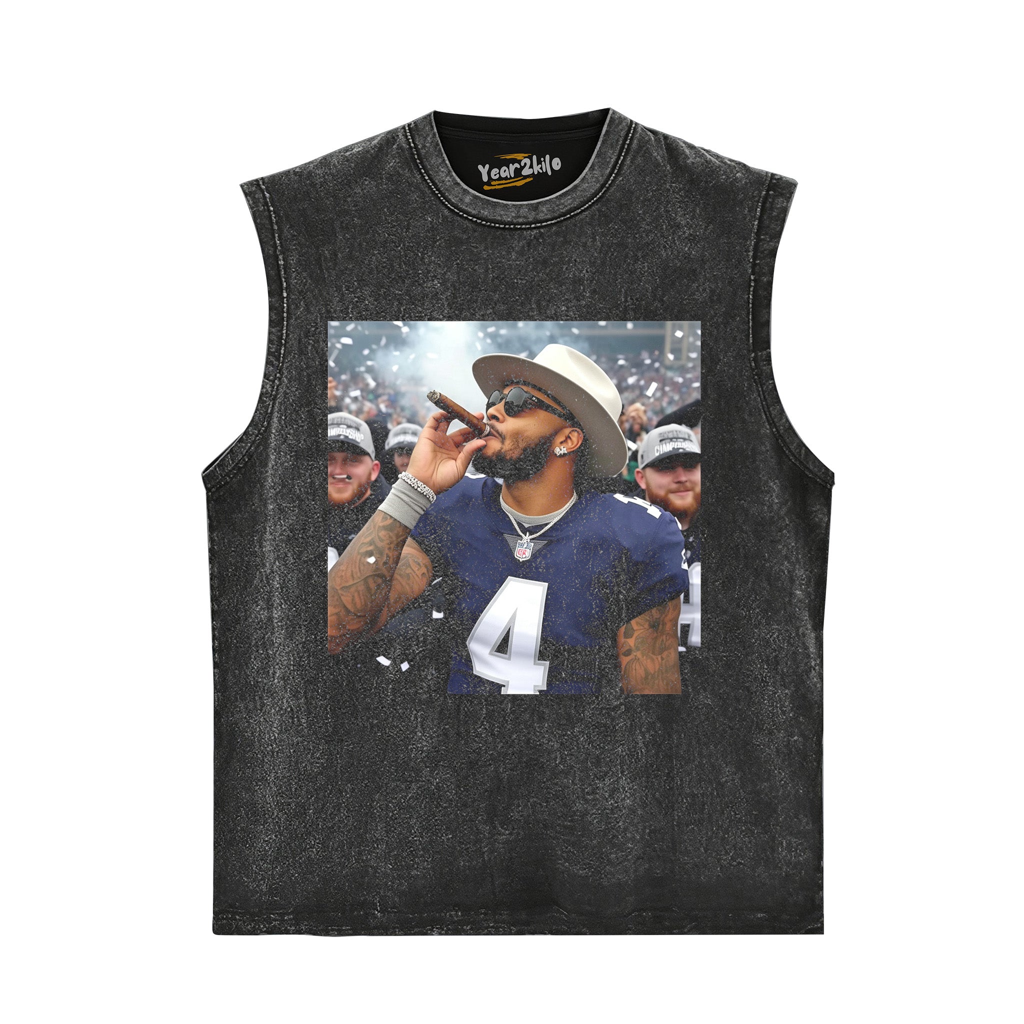 DAK PRESCOTT FOOTBALL V1 TANK TOP & TEE & LONG SLEEVE & LAYERED LS & HOODIE