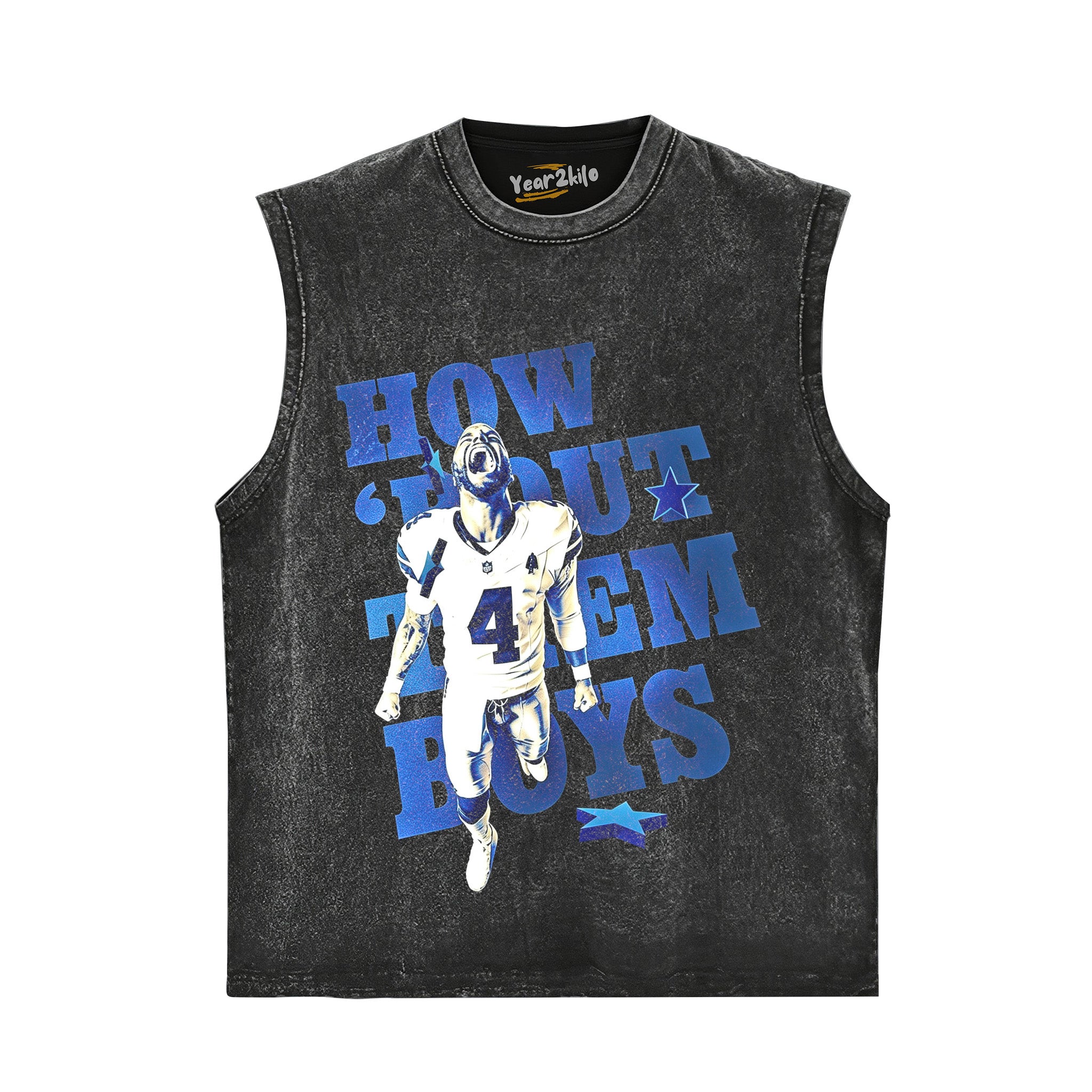 DAK PRESCOTT FOOTBALL V2 TANK TOP & TEE & LONG SLEEVE & LAYERED LS & HOODIE