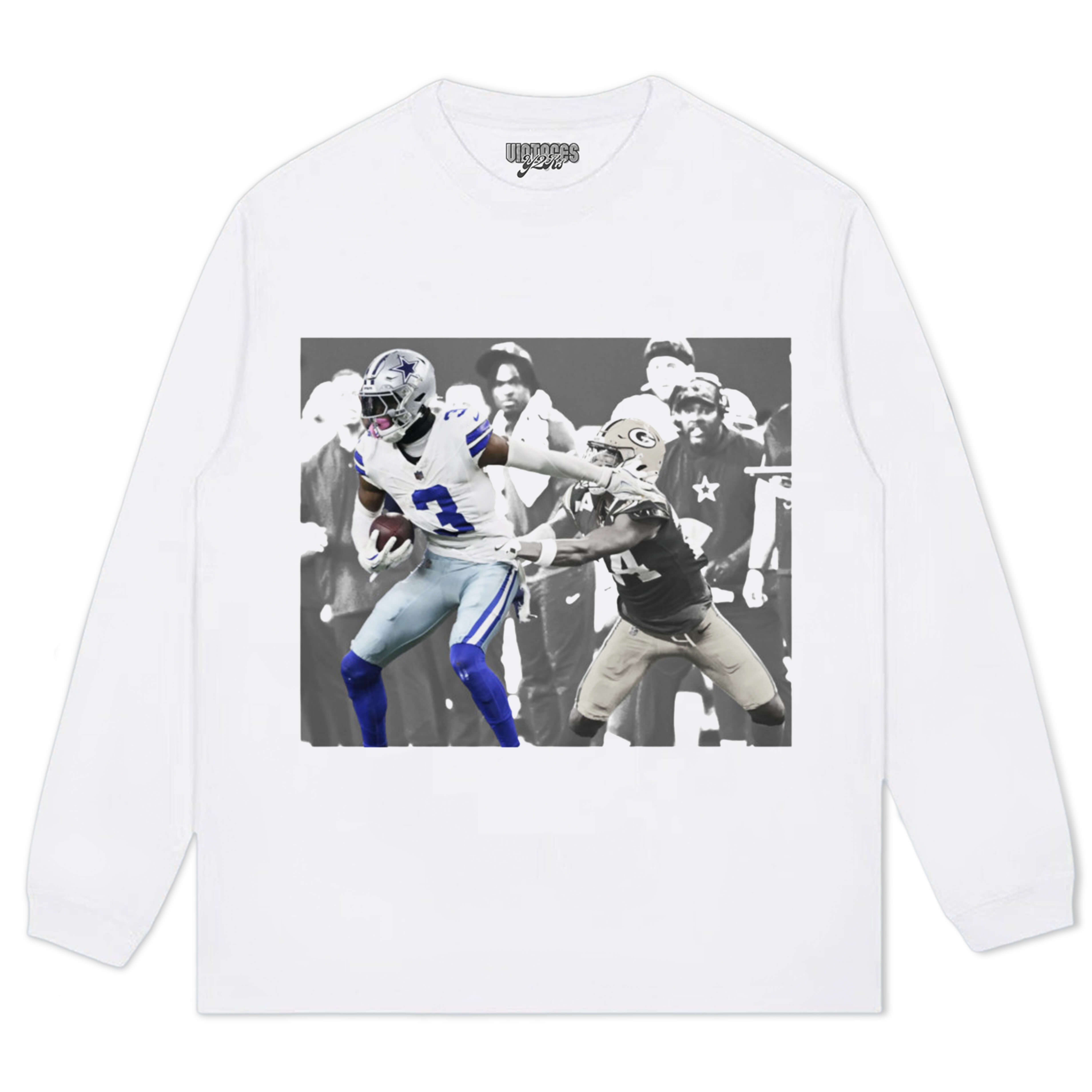 DALLAS COWBOY GEORGE PICKENS GRAPHIC VINTAGE TEE & LS & HOODIE