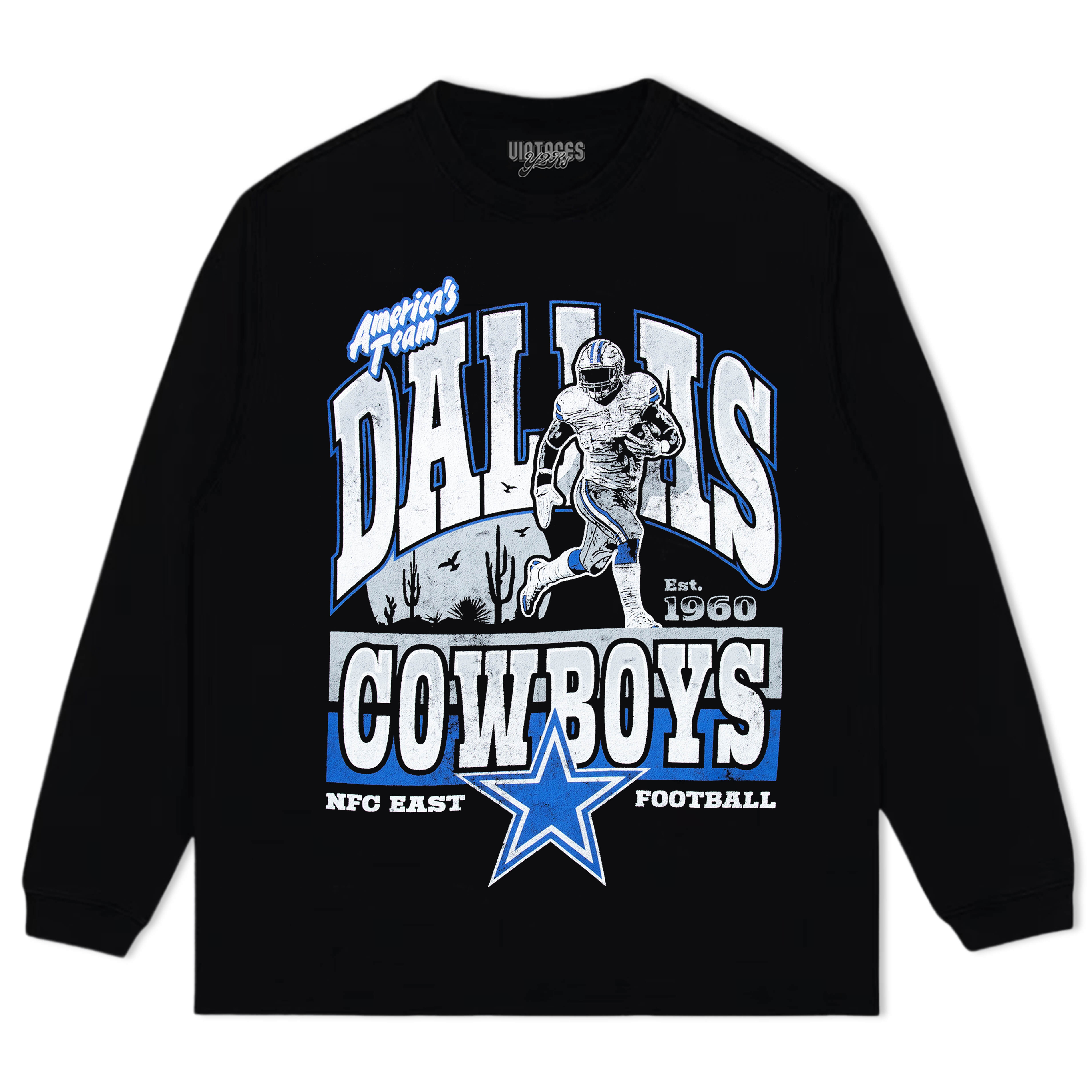 DALLAS COWBOYS VINTAGE TEE & LS & HOODIE