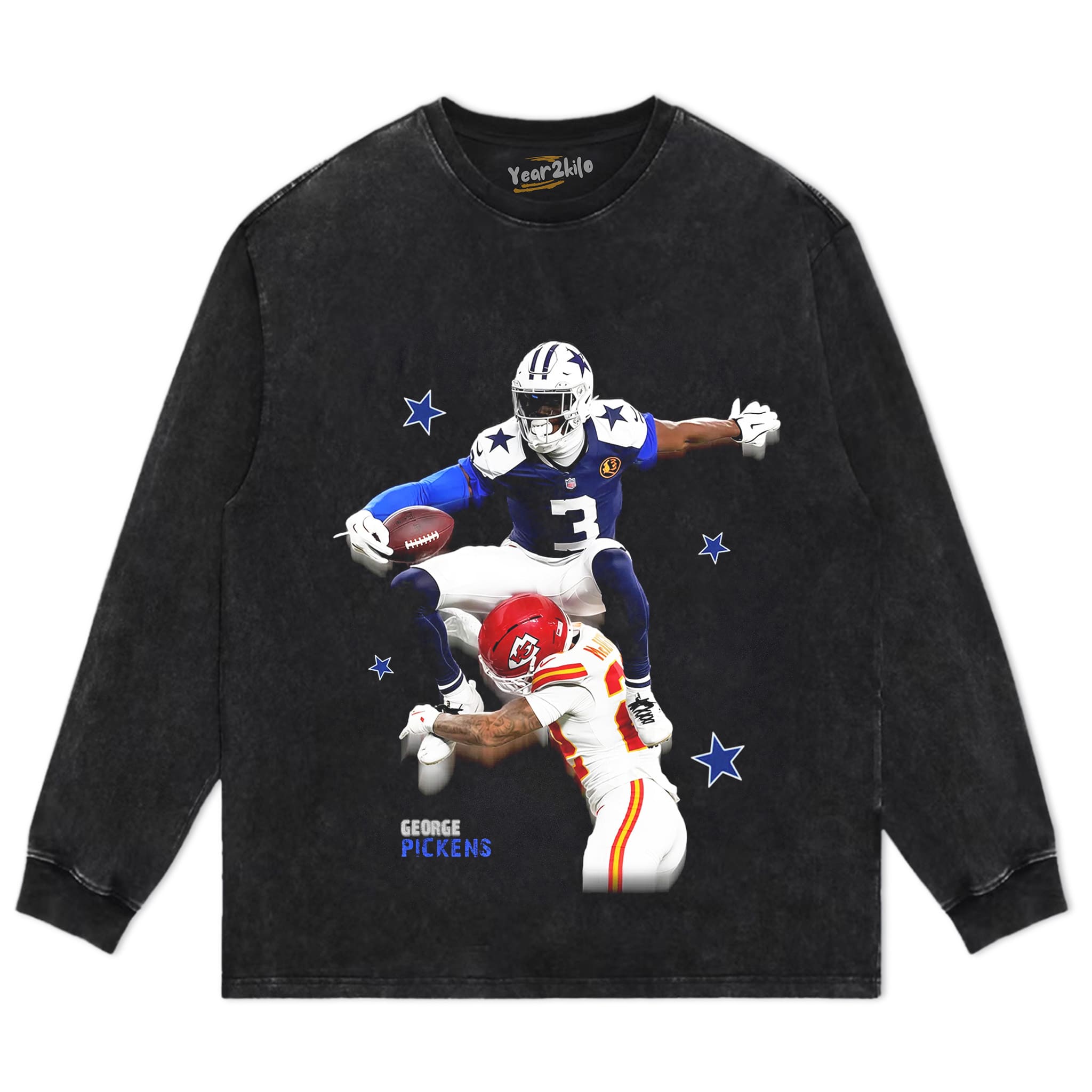 DALLAS COWBOYS & GEORGE PICKENS TANK TOP & TEE & LONG SLEEVE & LAYERED LS & HOODIE