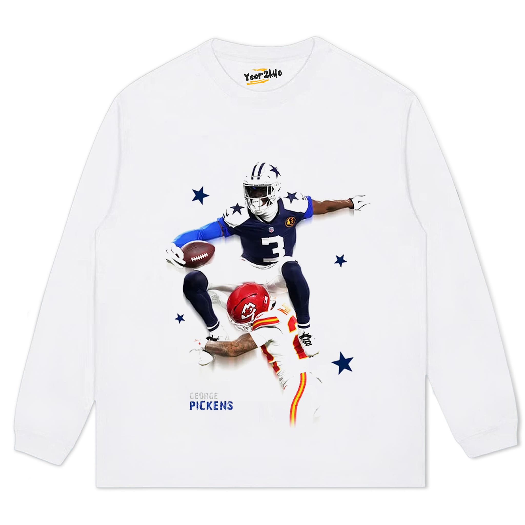 DALLAS COWBOYS & GEORGE PICKENS TANK TOP & TEE & LONG SLEEVE & LAYERED LS & HOODIE