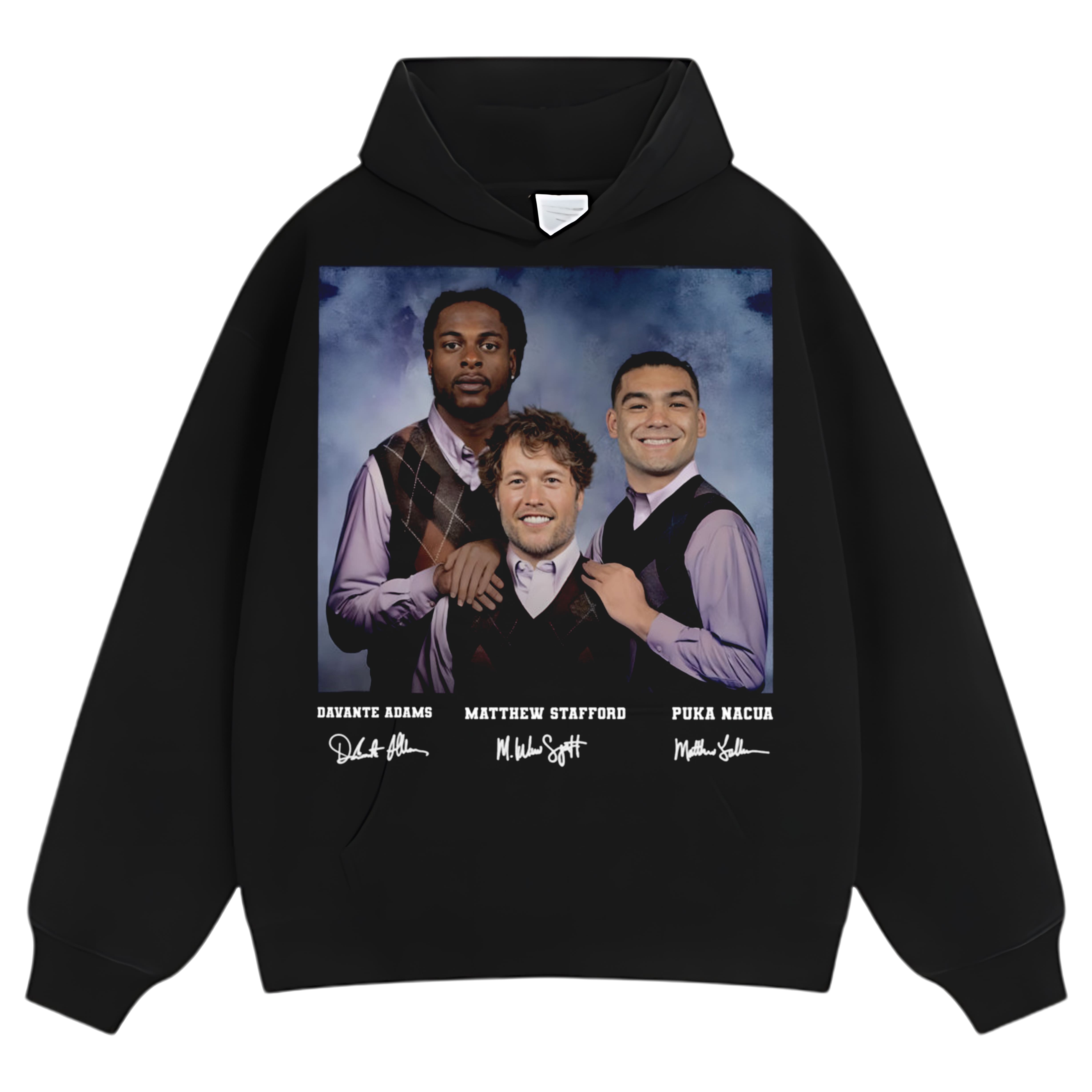 DAVANTE ADAMS PUKA NACUA MATTHEW STAFFORD RAMS FOOTBALL STEP BROTHERS TEE & LS & HOODIE