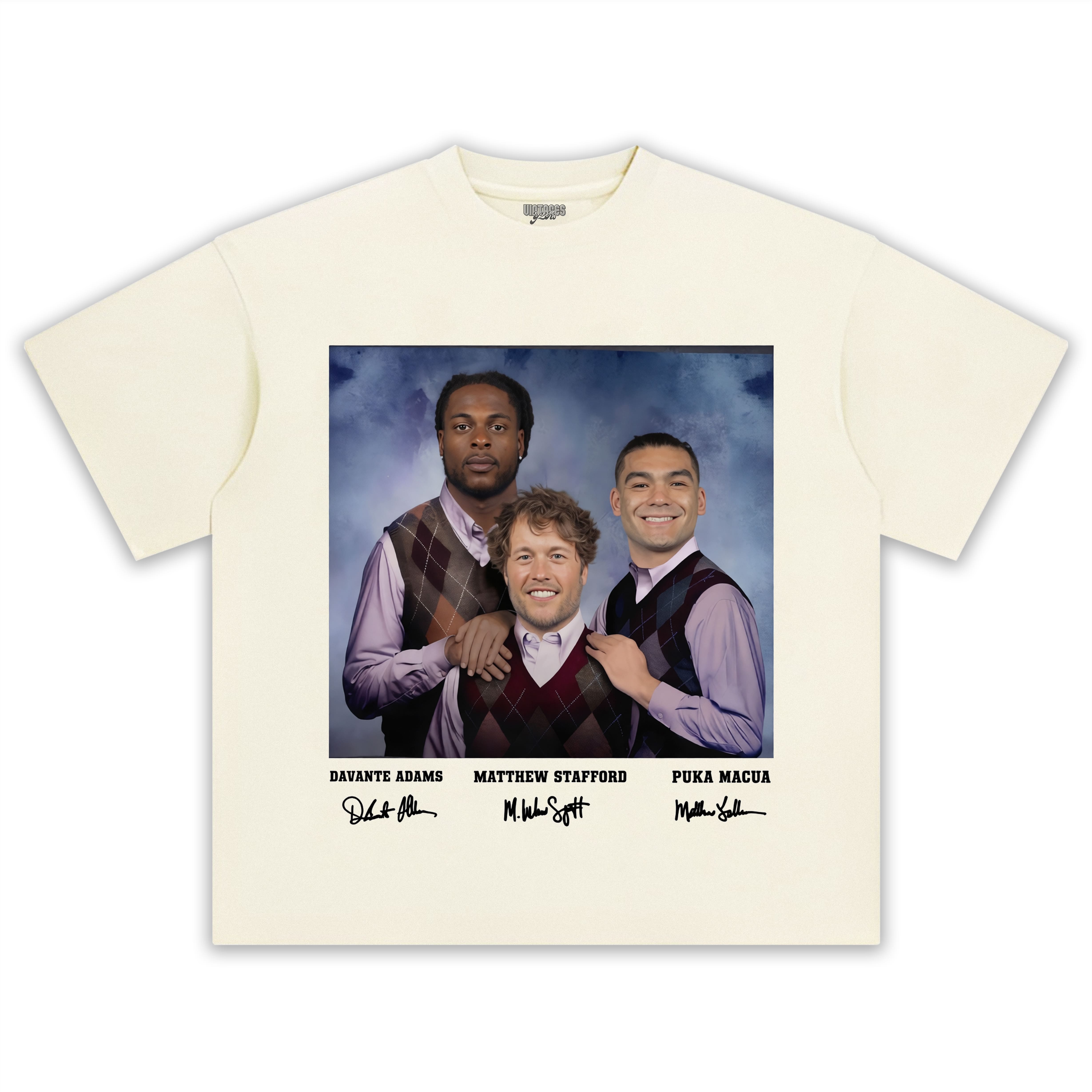 DAVANTE ADAMS PUKA NACUA MATTHEW STAFFORD RAMS FOOTBALL STEP BROTHERS TEE & LS & HOODIE