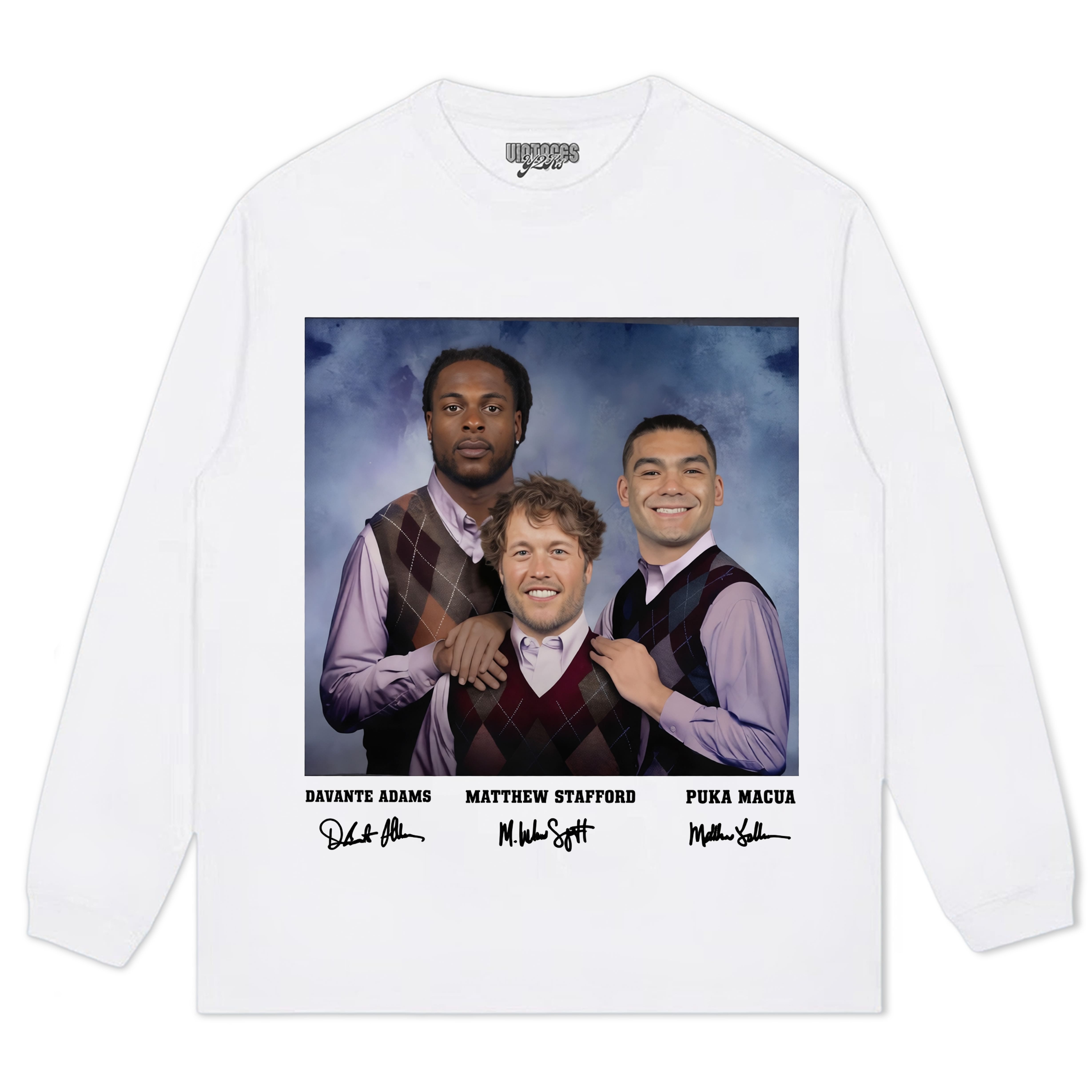 DAVANTE ADAMS PUKA NACUA MATTHEW STAFFORD RAMS FOOTBALL STEP BROTHERS TEE & LS & HOODIE