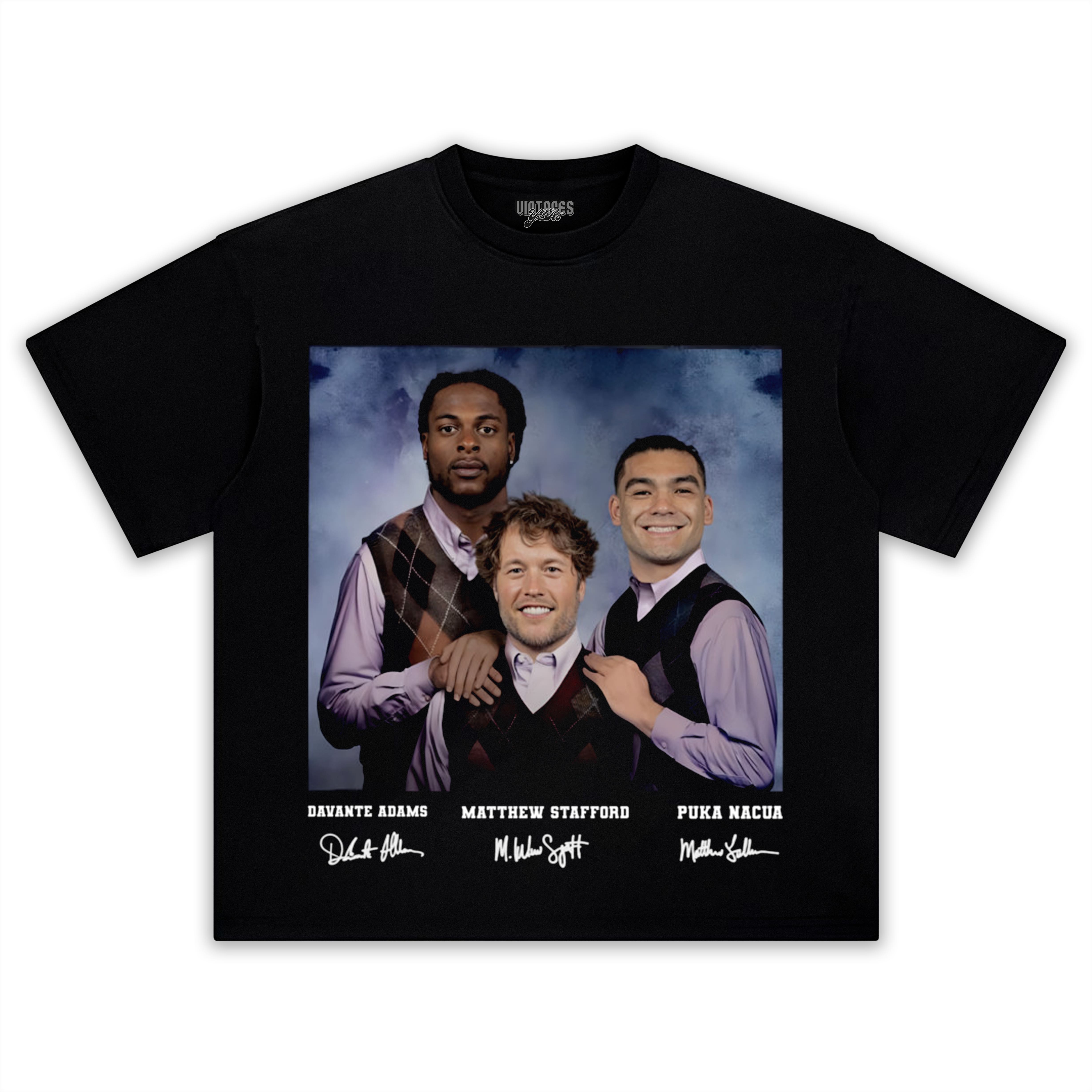 DAVANTE ADAMS PUKA NACUA MATTHEW STAFFORD RAMS FOOTBALL STEP BROTHERS TEE & LS & HOODIE