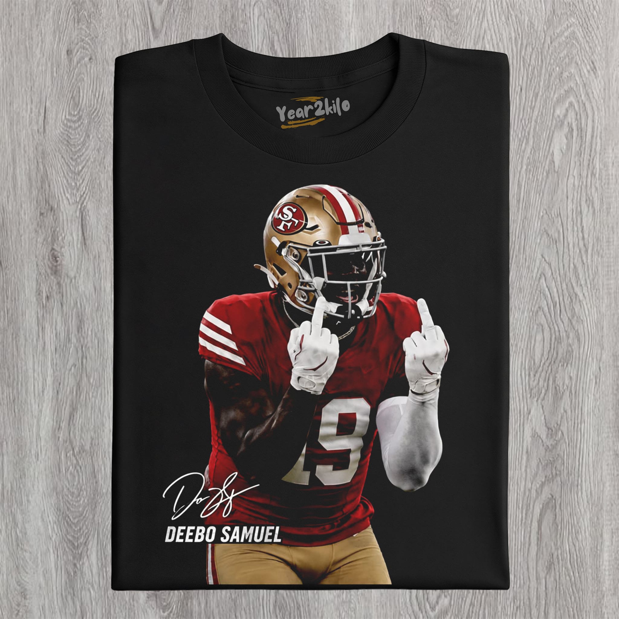 DEEBO SAMUEL - MIDDLE FINGER V3 TANK TOP & TEE & LONG SLEEVE & LAYERED LS & HOODIE