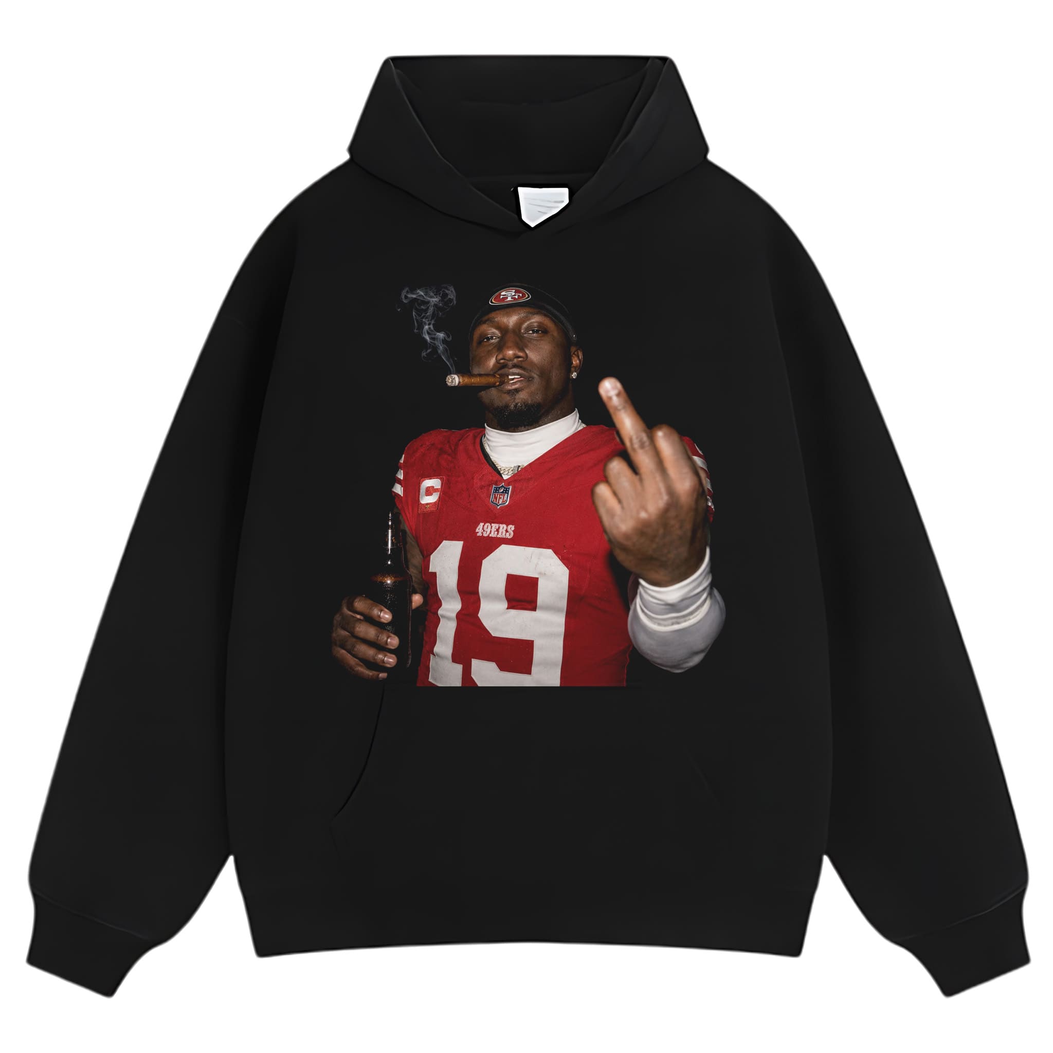 DEEBO SAMUEL - MIDDLE FINGER V2 TANK TOP & TEE & LONG SLEEVE & LAYERED LS & HOODIE
