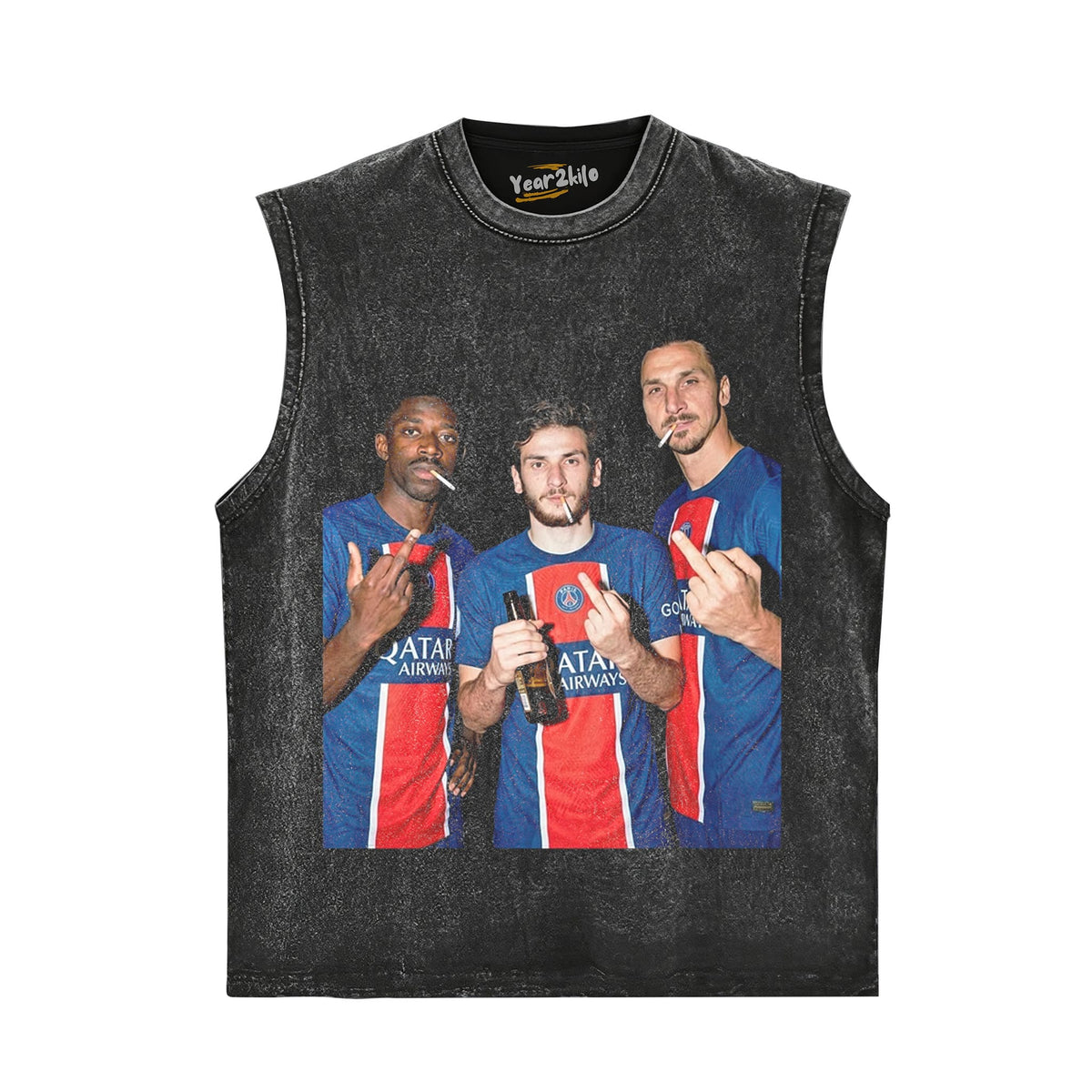 DEMBÉLÉ, KVARA, AND ZLATAN PSG SOCCER TANK TOP & TEE & LONG SLEEVE & LAYERED LS & HOODIE