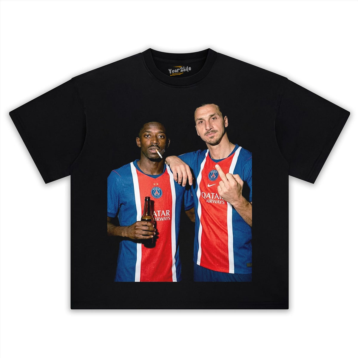 DEMBÉLÉ & ZLATAN PSG SOCCER TANK TOP & TEE & LONG SLEEVE & LAYERED LS & HOODIE