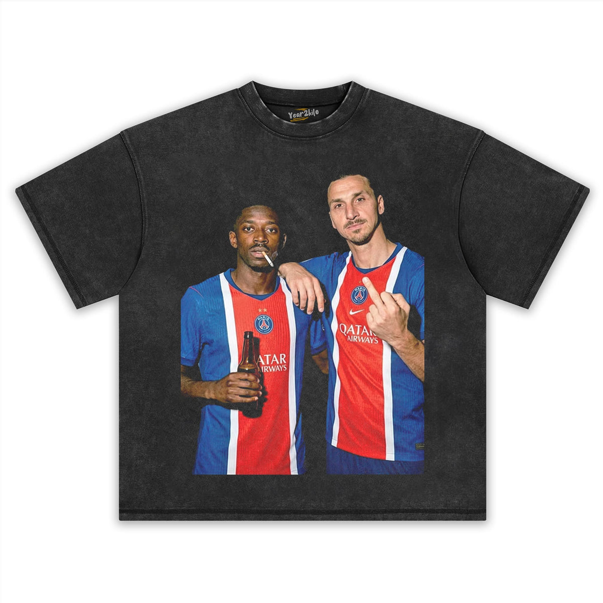 DEMBÉLÉ & ZLATAN PSG SOCCER TANK TOP & TEE & LONG SLEEVE & LAYERED LS & HOODIE