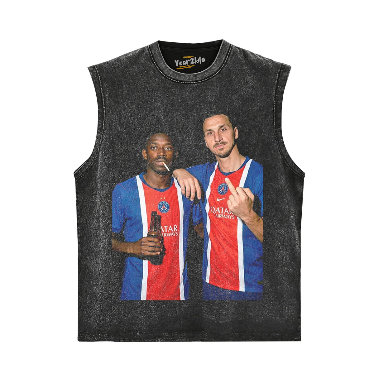 DEMBÉLÉ & ZLATAN PSG SOCCER TANK TOP & TEE & LONG SLEEVE & LAYERED LS & HOODIE