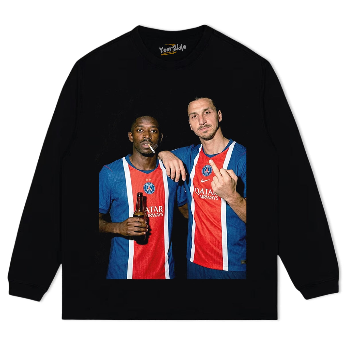 DEMBÉLÉ & ZLATAN PSG SOCCER TANK TOP & TEE & LONG SLEEVE & LAYERED LS & HOODIE