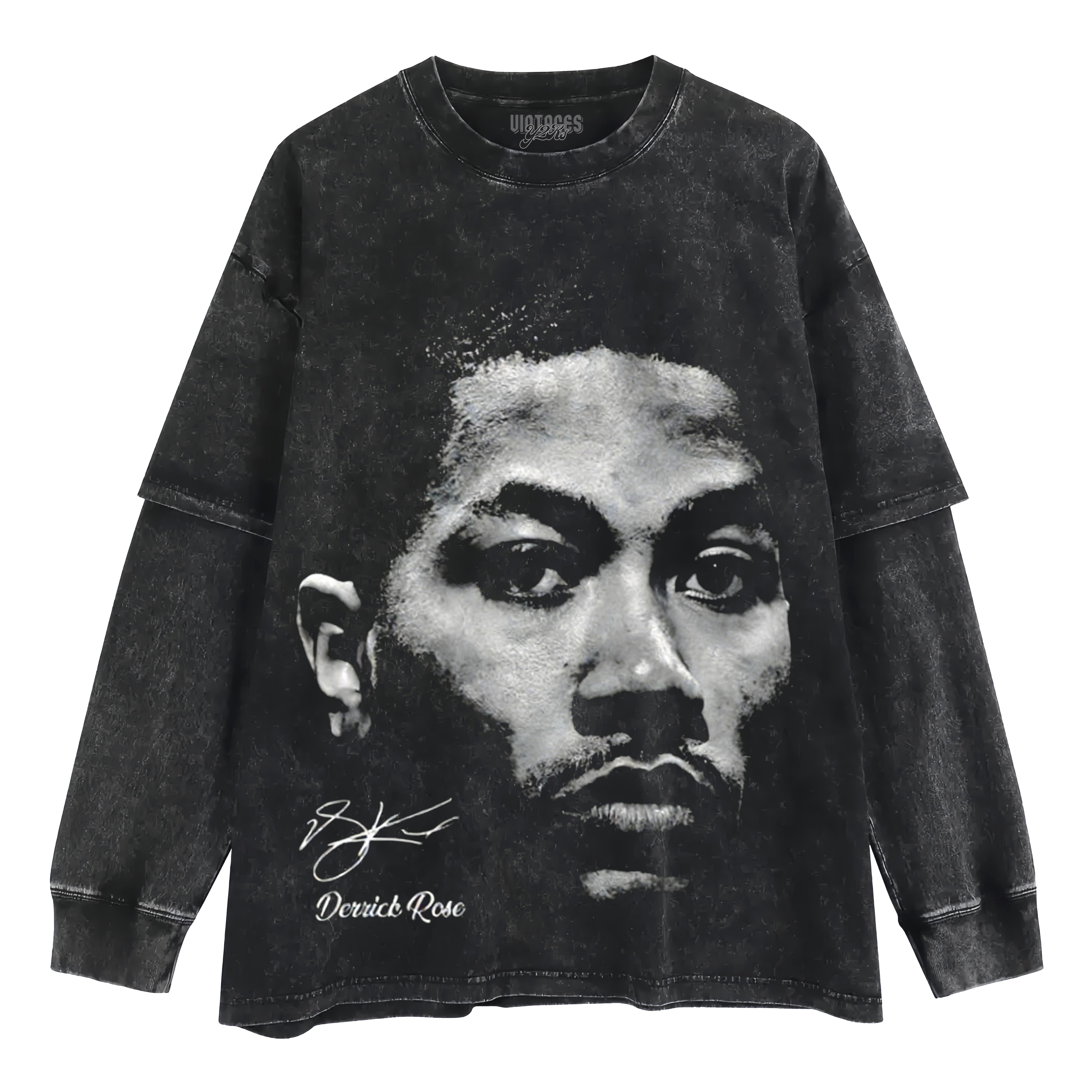 DERRICK ROSE ALLSTAR BRON LAYERED LONG SLEEVE