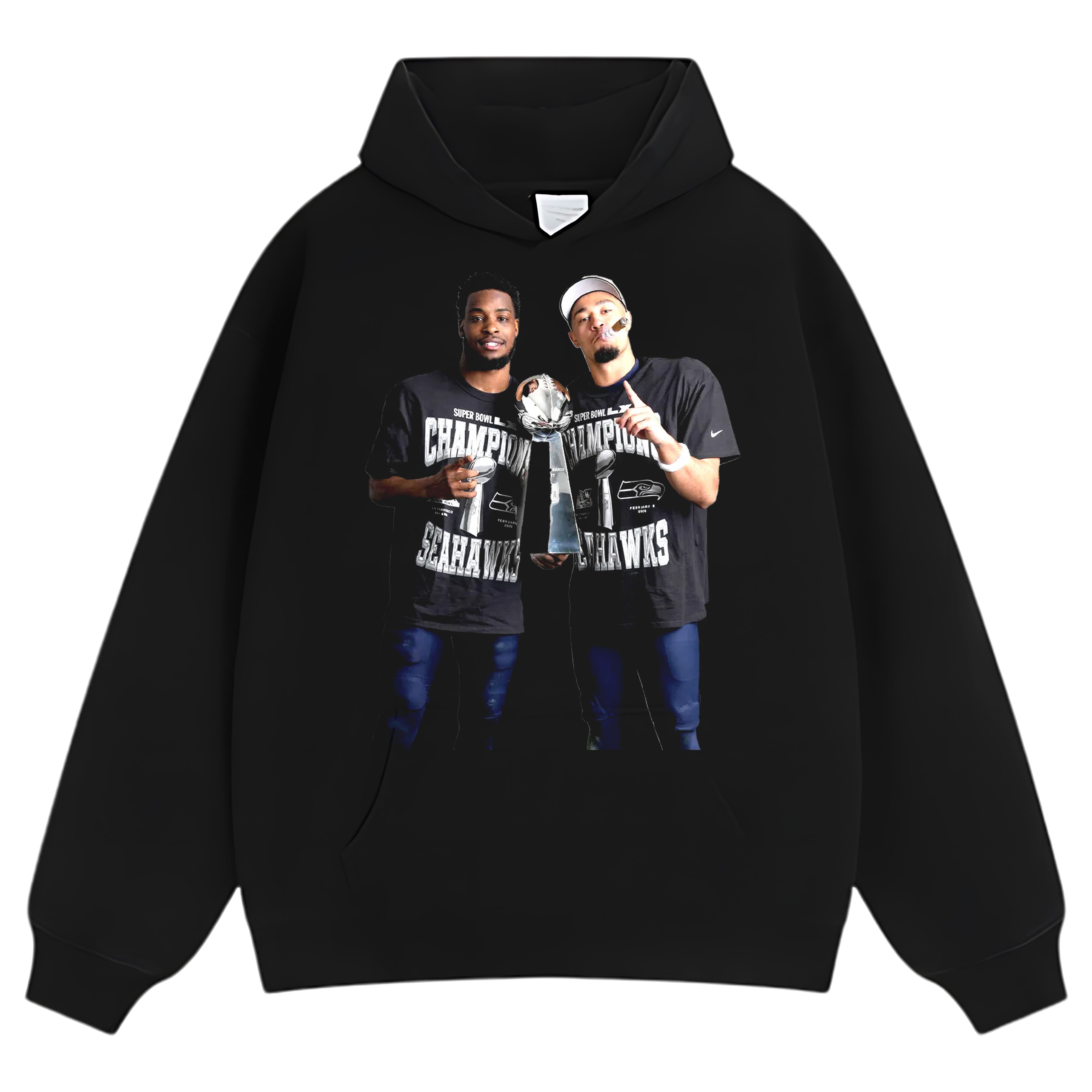 DEVON WITHERSPOON & JAXON SMITH-NJIGBA - SUPER BOWL LX CHAMPION TEE & LS & HOODIE