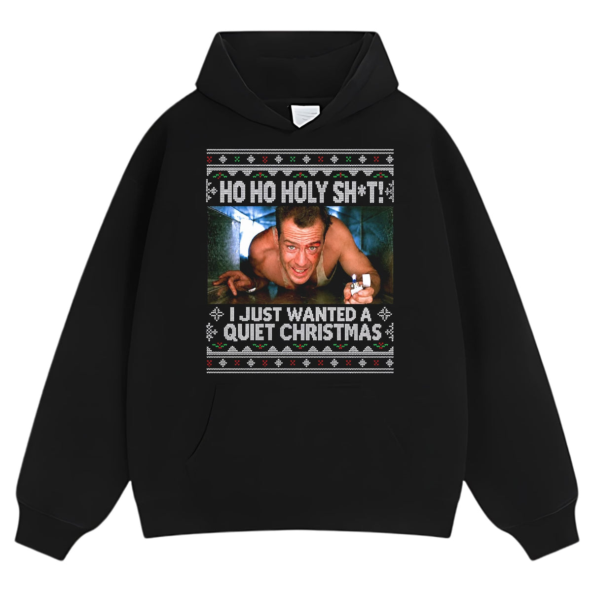 DIE HARD YIPPEE KI YAY CHRISTMA V2 TANK TOP & TEE & LONG SLEEVE & LAYERED LS & HOODIE