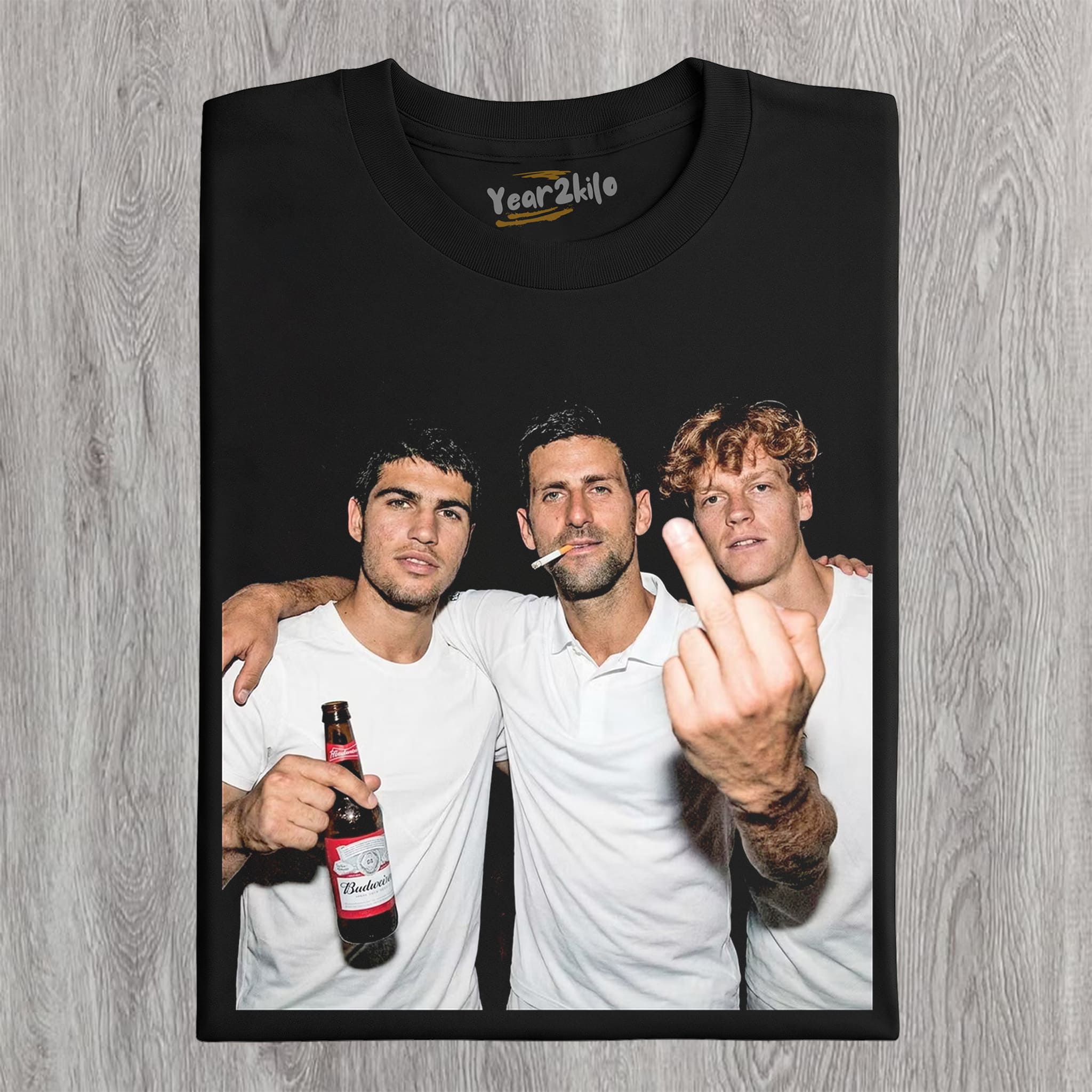 DJOKOVIC & ALCARAZ & SINNER VINTAGE TANK TOP & TEE & LONG SLEEVE & LAYERED LS & HOODIE
