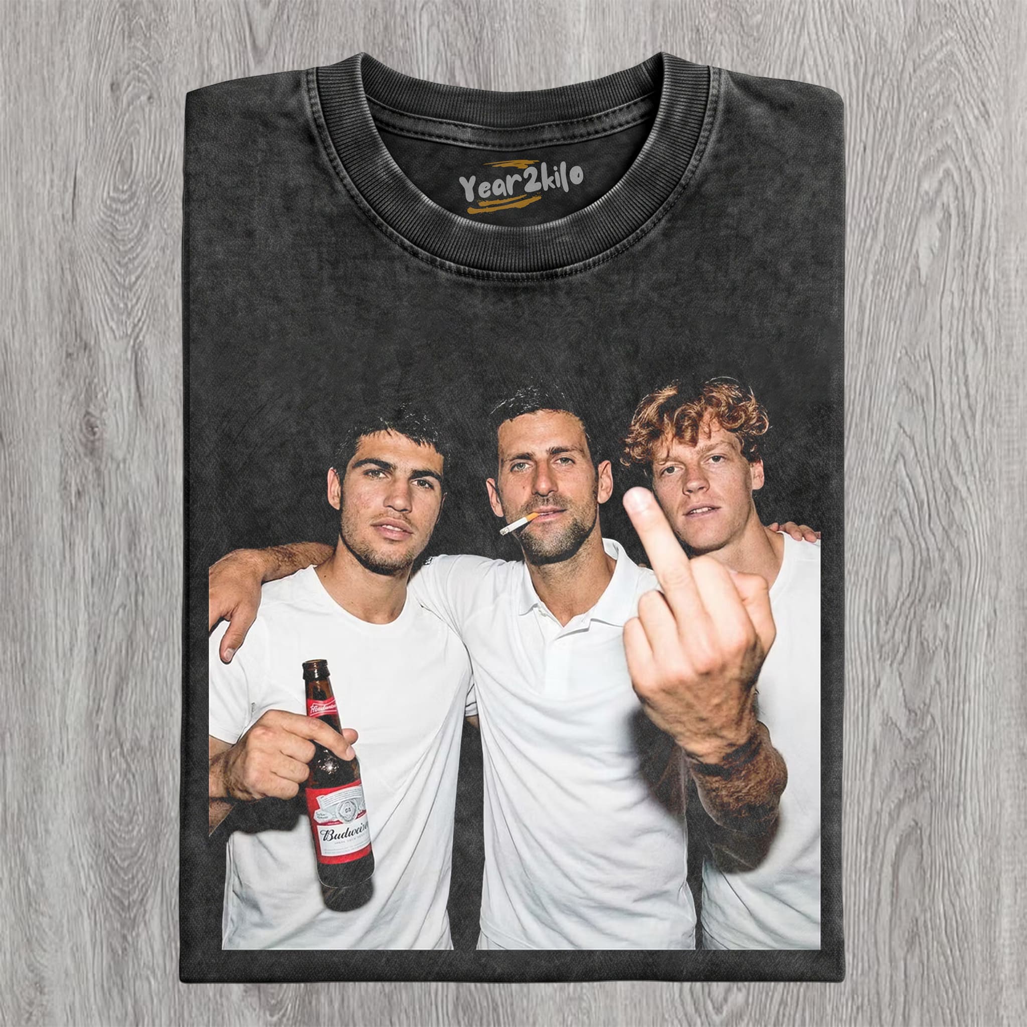 DJOKOVIC & ALCARAZ & SINNER VINTAGE TANK TOP & TEE & LONG SLEEVE & LAYERED LS & HOODIE