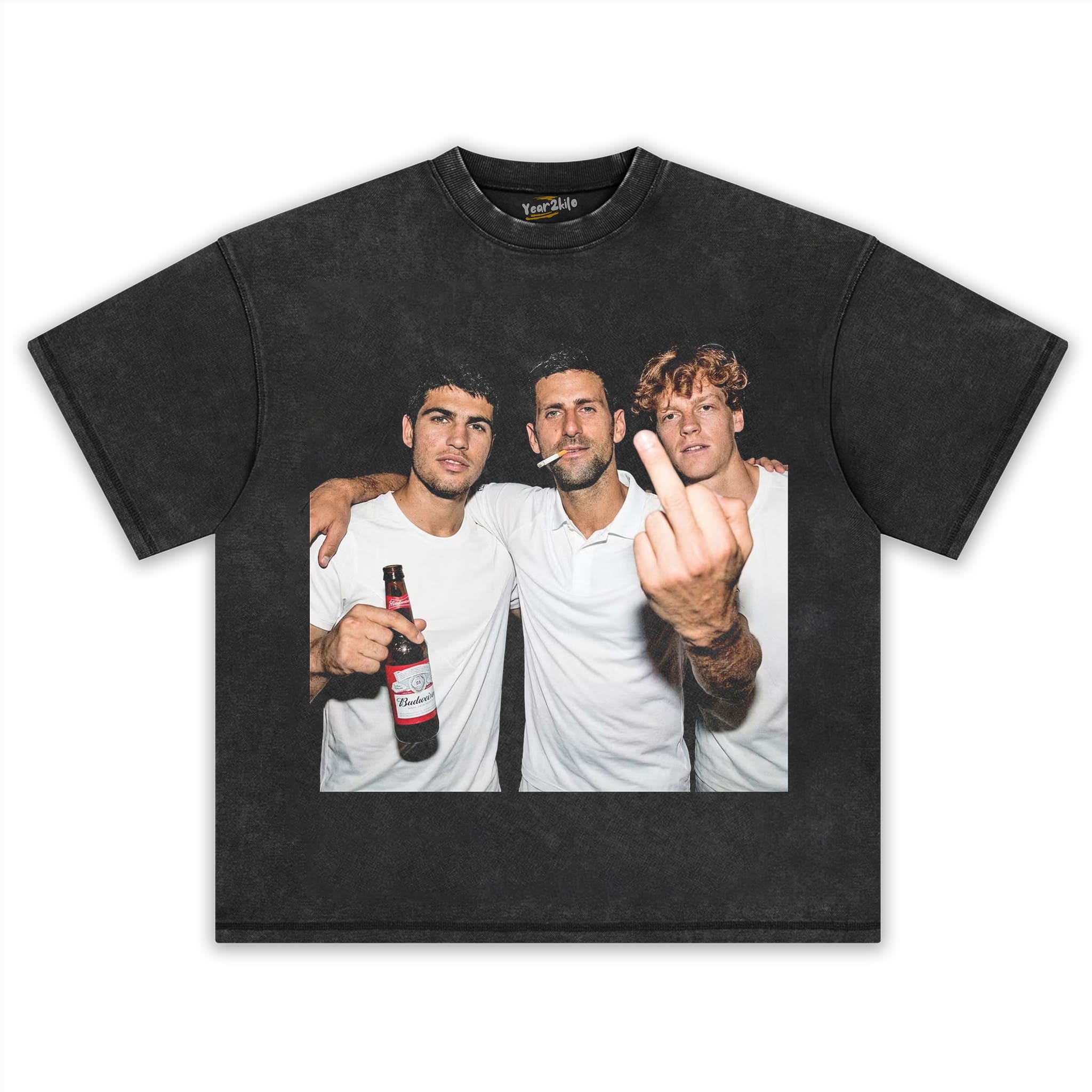 DJOKOVIC & ALCARAZ & SINNER VINTAGE TANK TOP & TEE & LONG SLEEVE & LAYERED LS & HOODIE