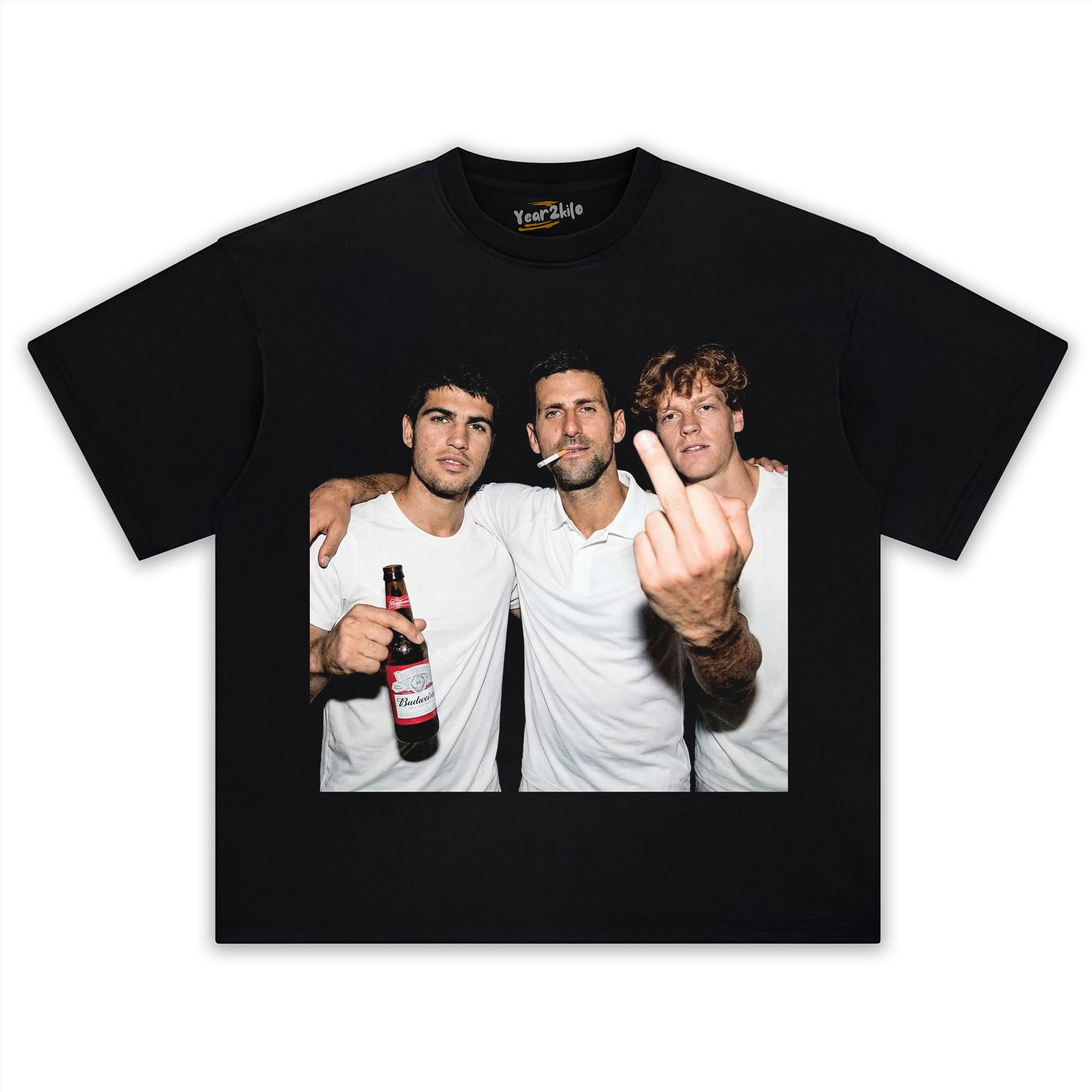 DJOKOVIC & ALCARAZ & SINNER VINTAGE TANK TOP & TEE & LONG SLEEVE & LAYERED LS & HOODIE